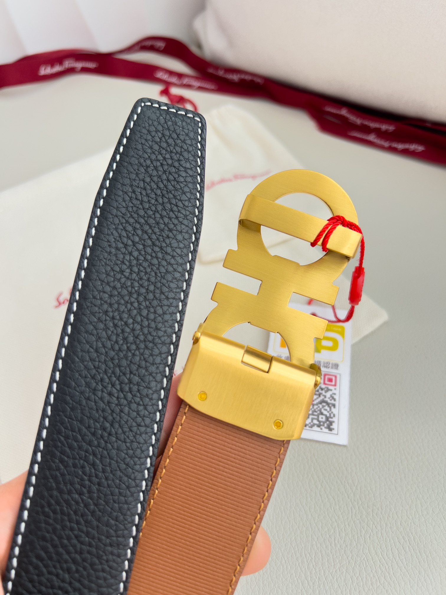 Ferragamo Men Belt Width 3.5cm