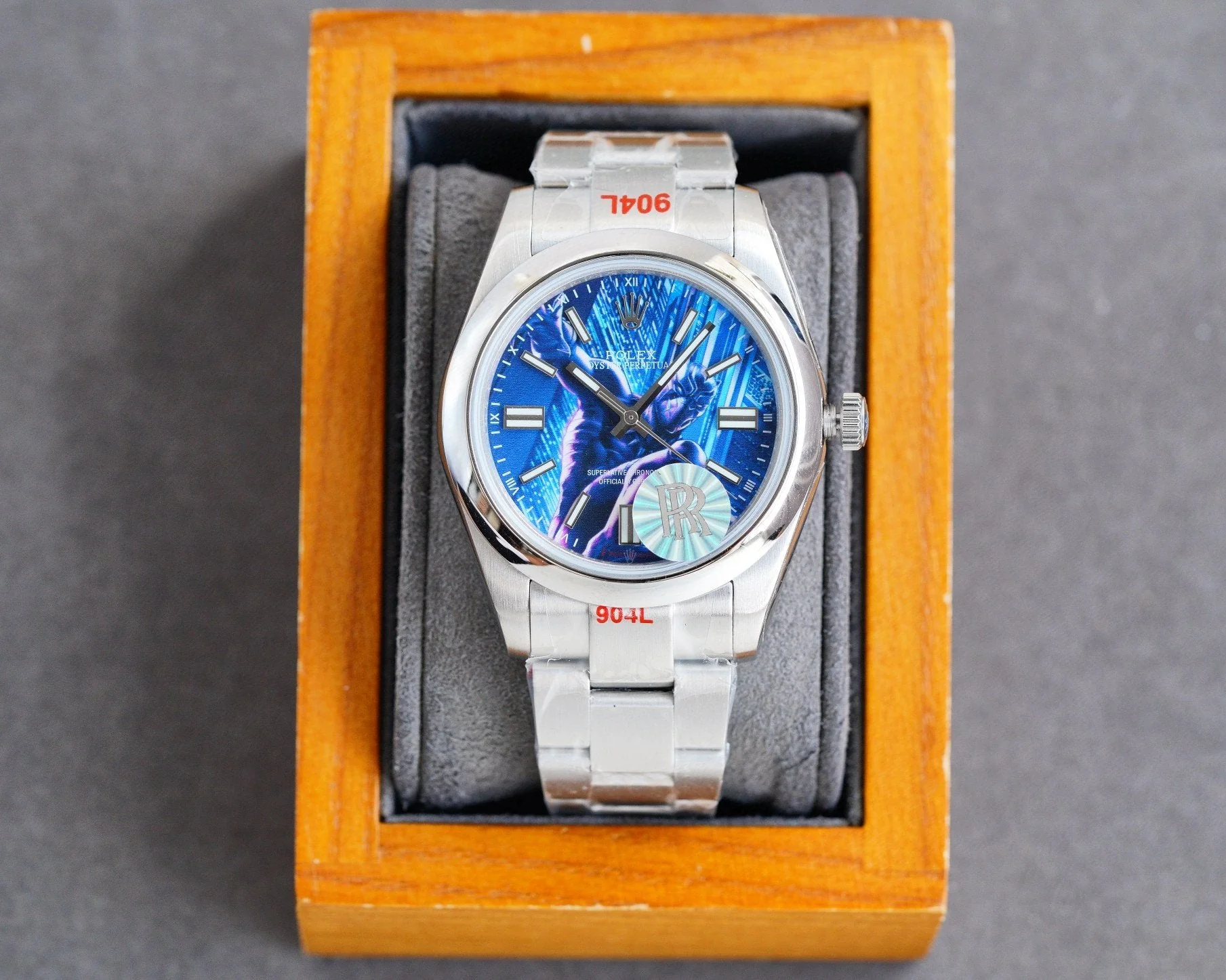 OYSTER 41 STAINLESS STEEL CUSTOM AVENGERS