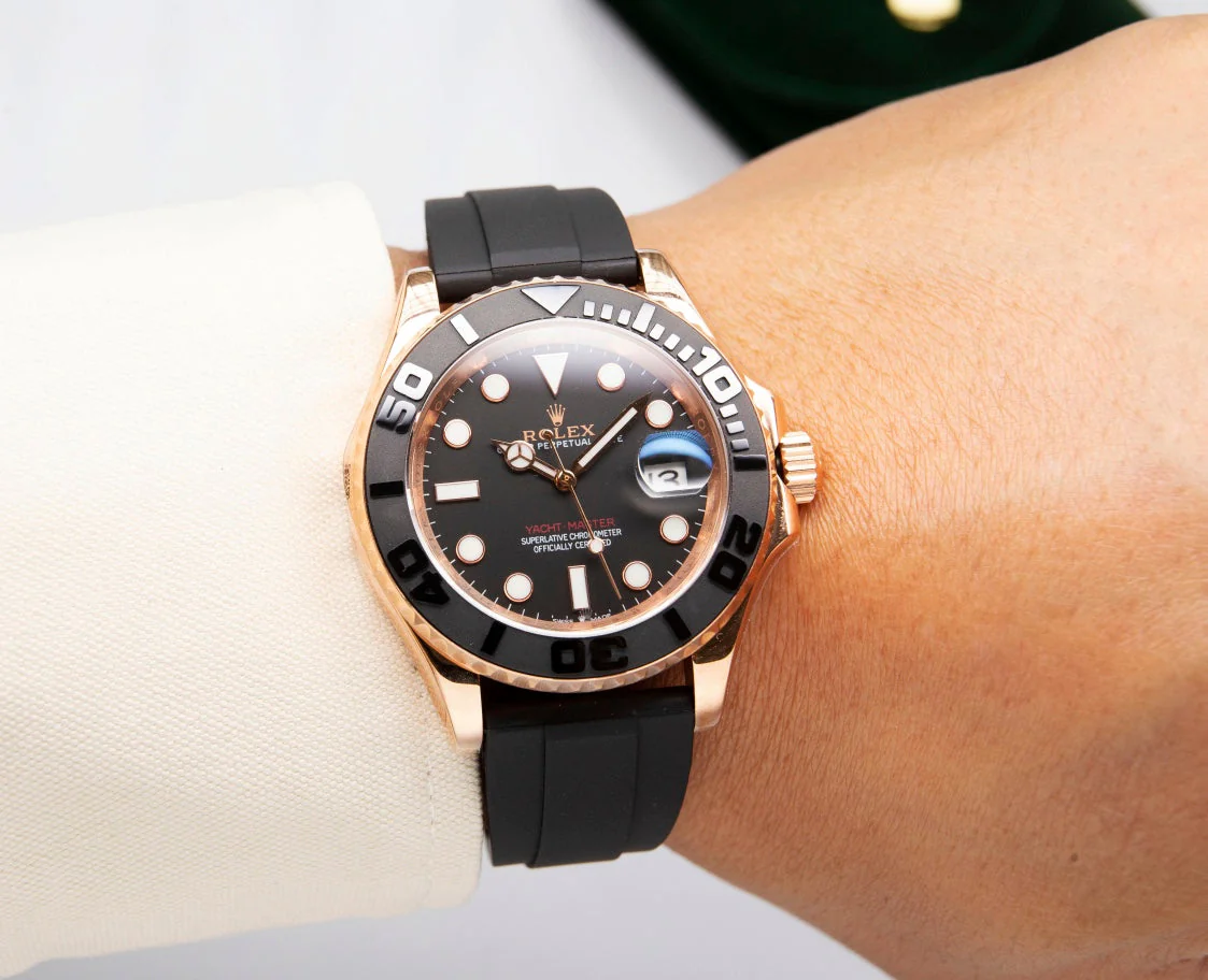 Rolex Yacht-Master 40mm Black Pink Gold