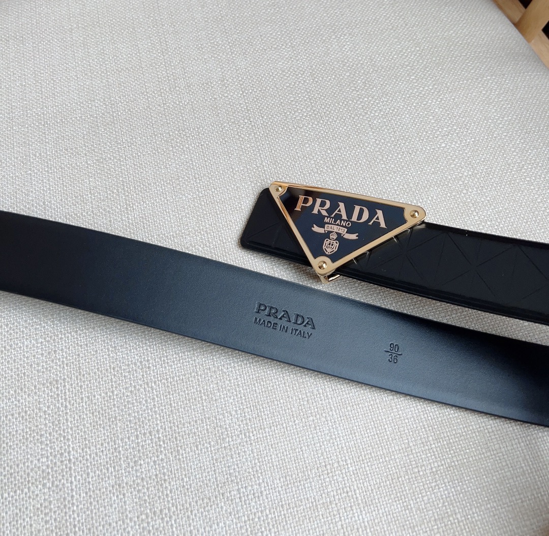 Prada Men Belt Width 3.5cm