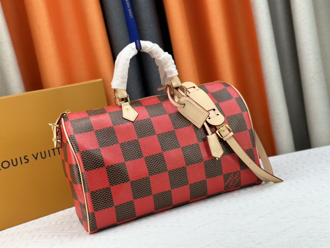 Louis Vuitton M24422 Speedy P9 Bandoulière 40 Monogram Leather Pharrell Williams Travel Bags Size 40*26*23cm
