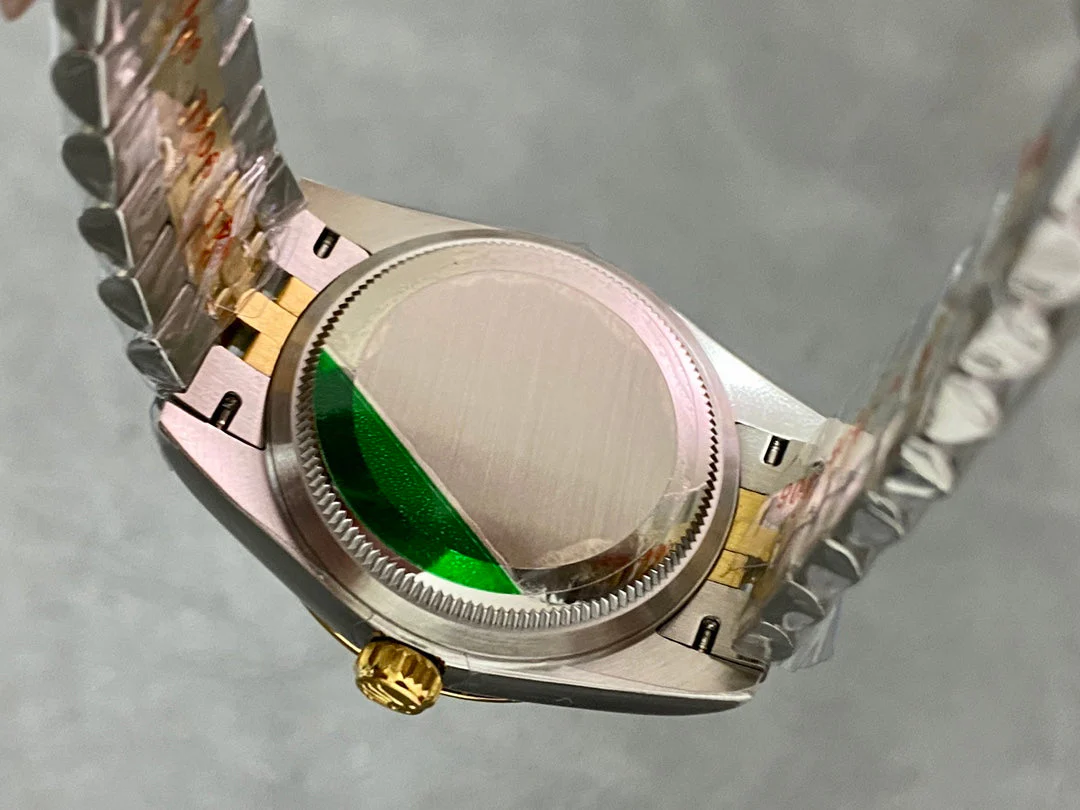 DATEJUST 31MM GOLD STEEL GREEN DIAL