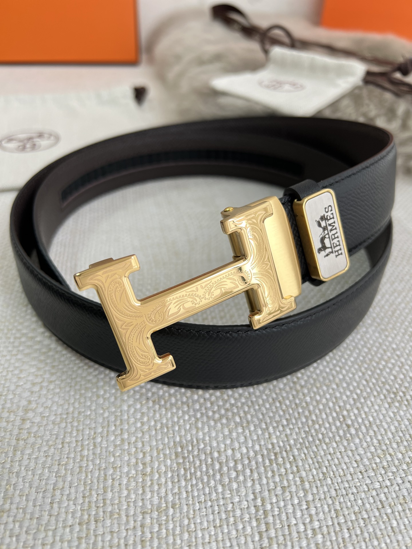 Hermes Men Belt Width 3.5cm