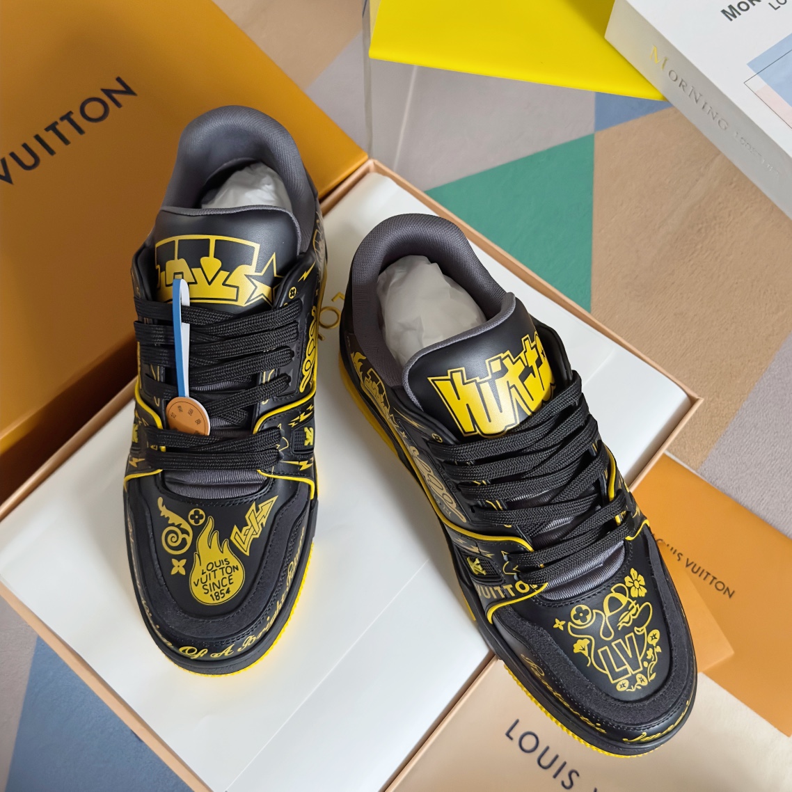 Louis Vuitton 2024New LV Trainer Sneaker Size 40-46