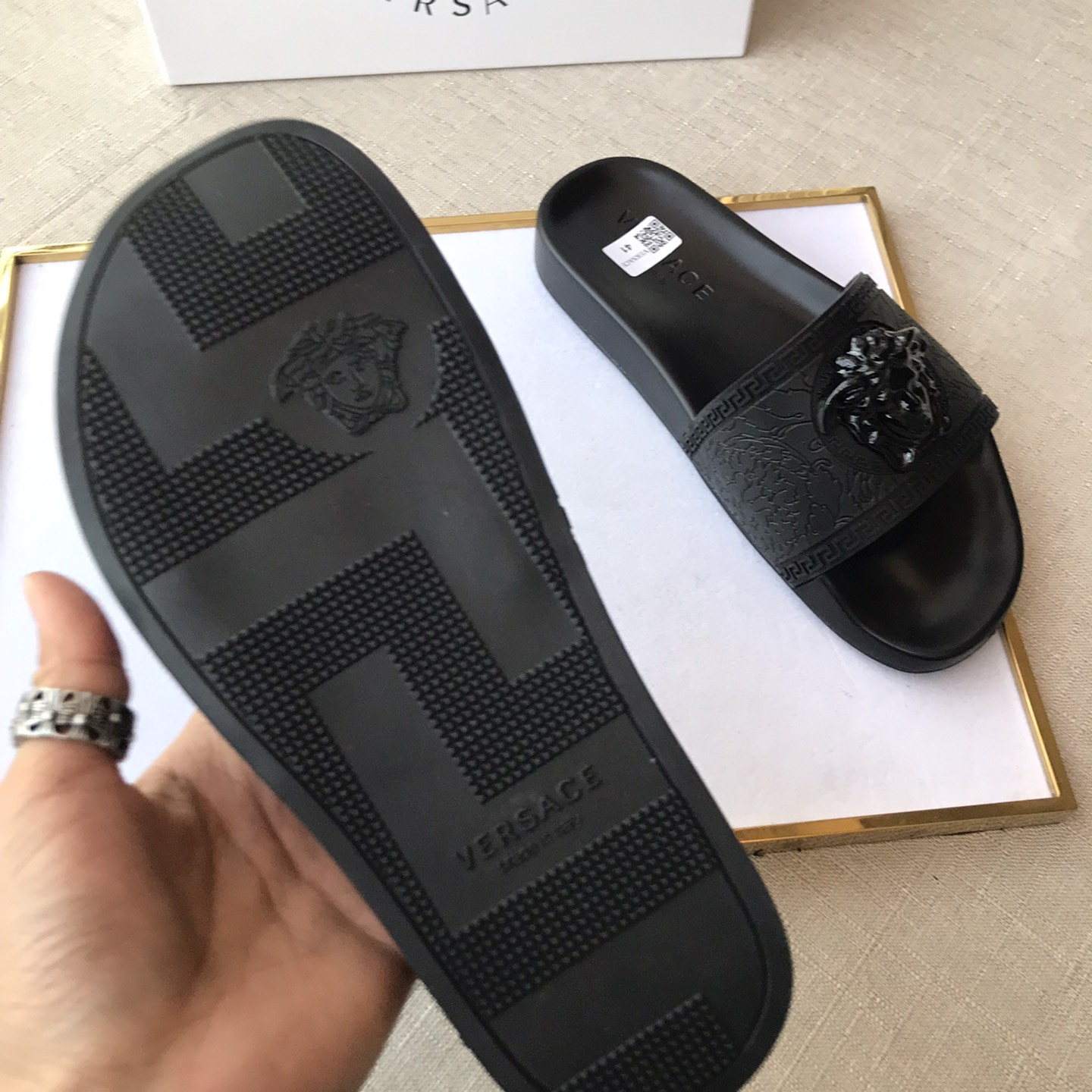 Versace Mens Women Sandals Gr. 36-46