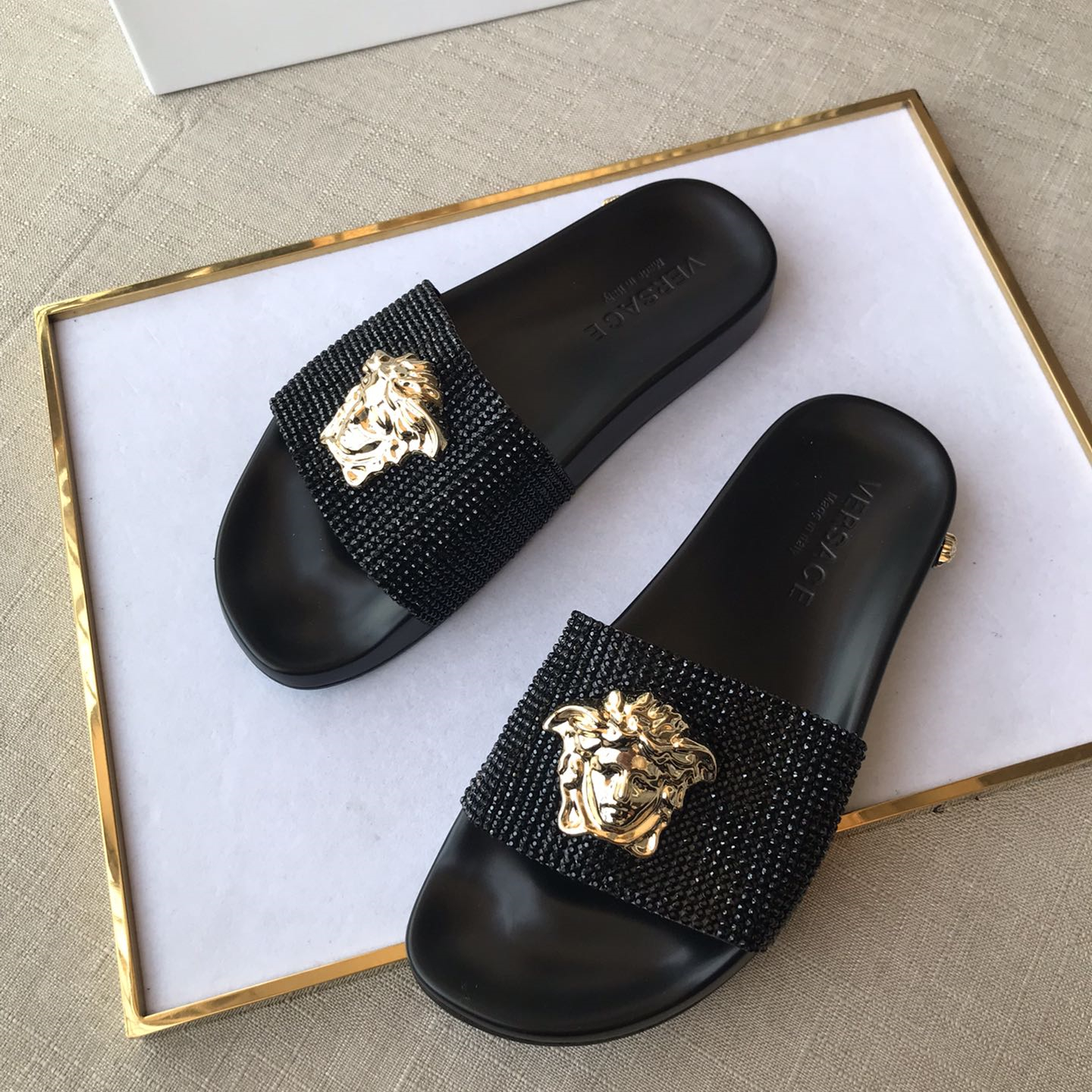 Versace Mens Women Sandals Gr. 36-46