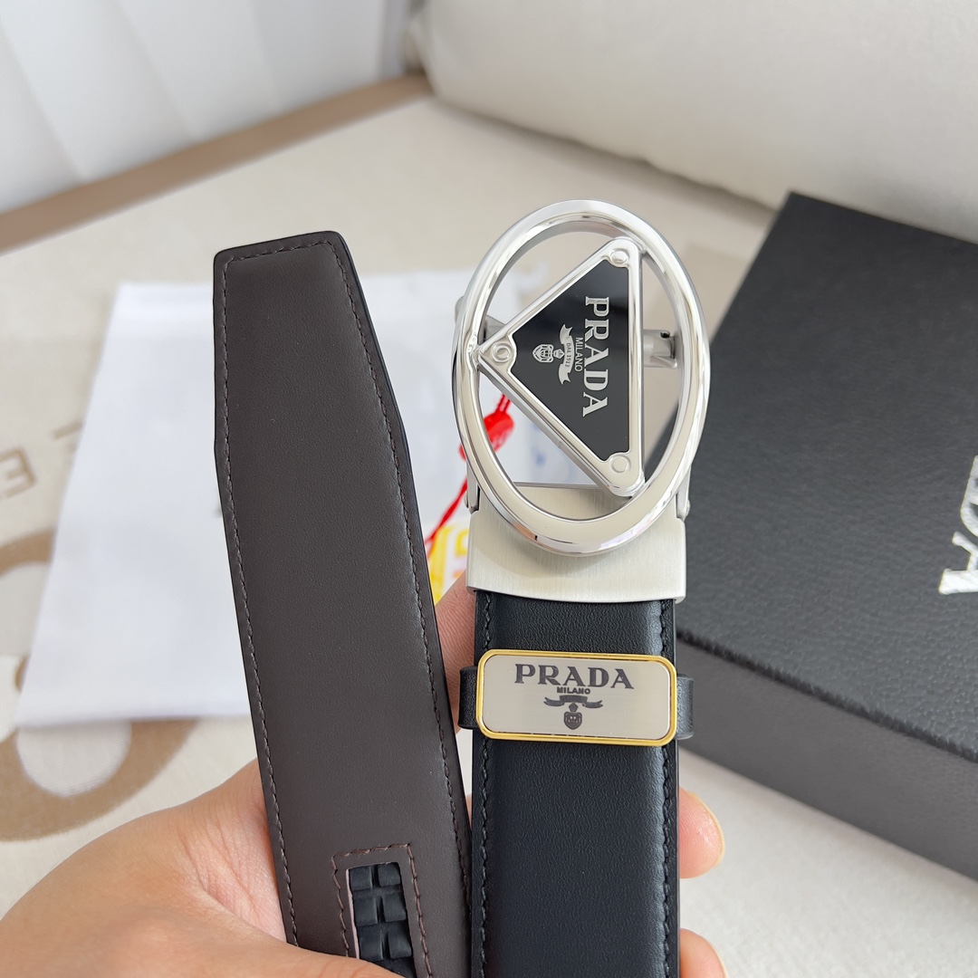 Prada Men Belt Width 3.5cm