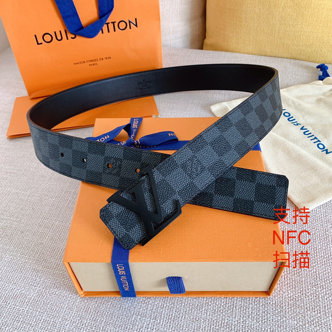 Louis Vuitton Men Belt Width 4cm