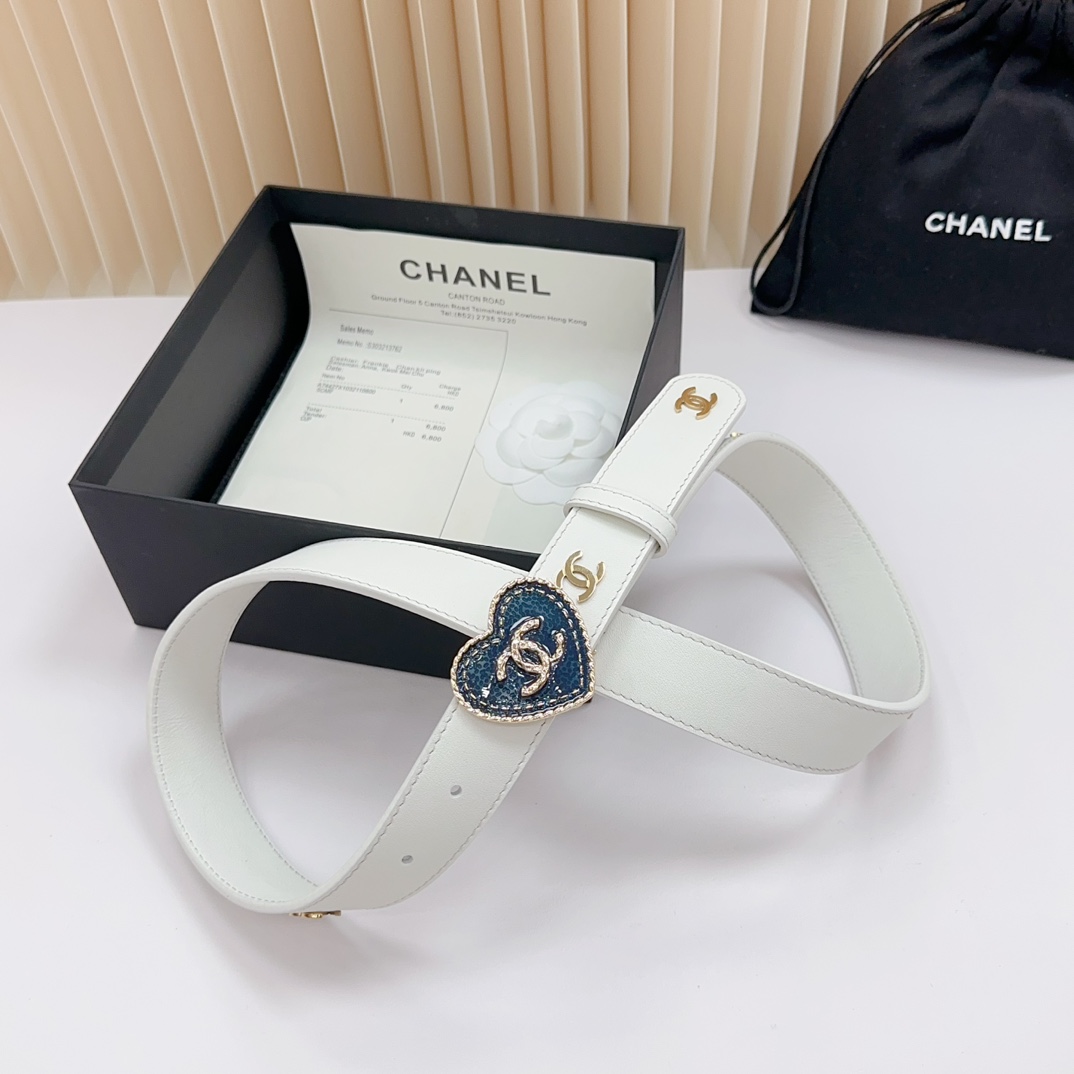 Chanel Women Belt Width 3cm