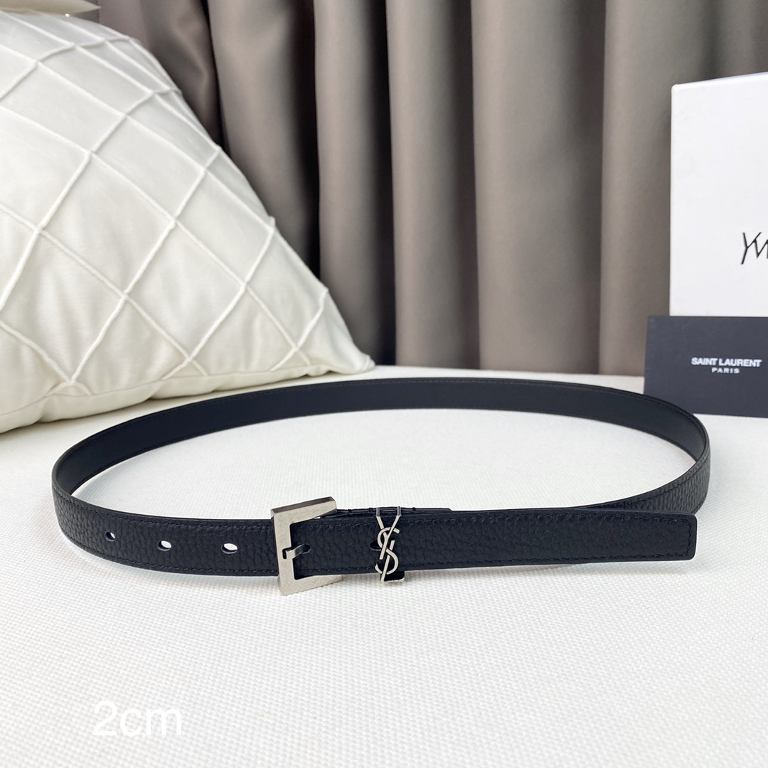 YSL Women Belt Width 2cm