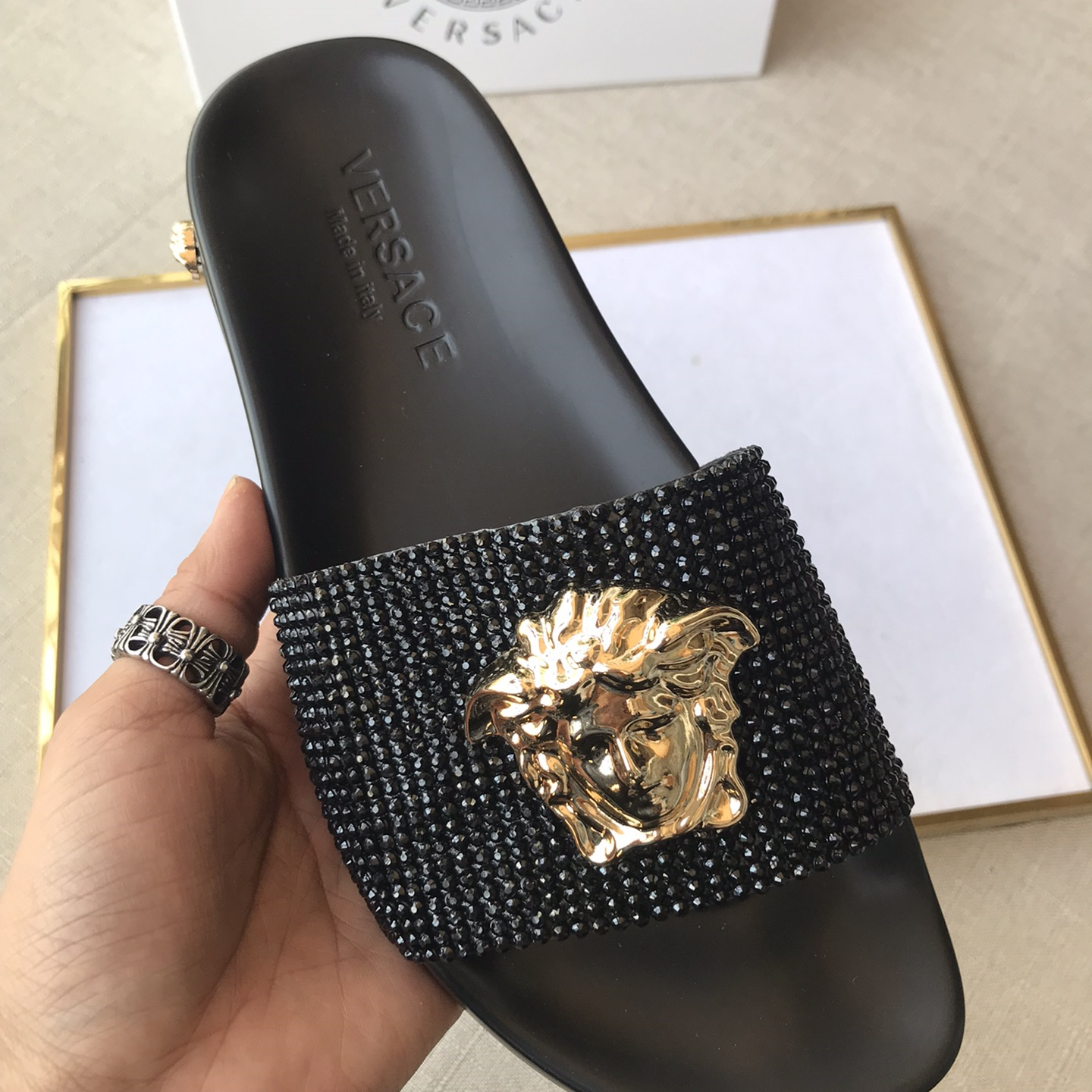 Versace Mens Women Sandals Gr. 36-46