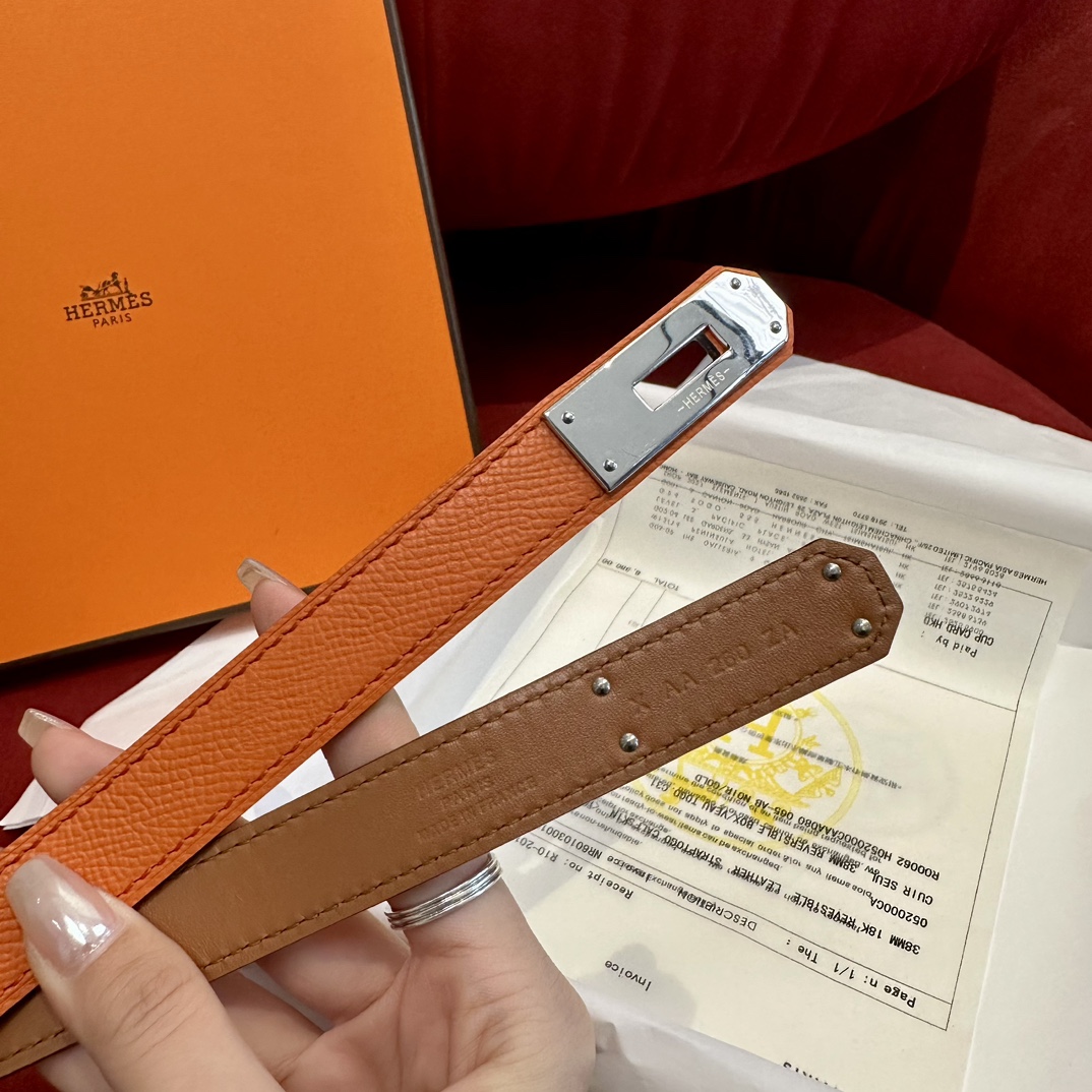 Hermes Women Belt Width 2cm