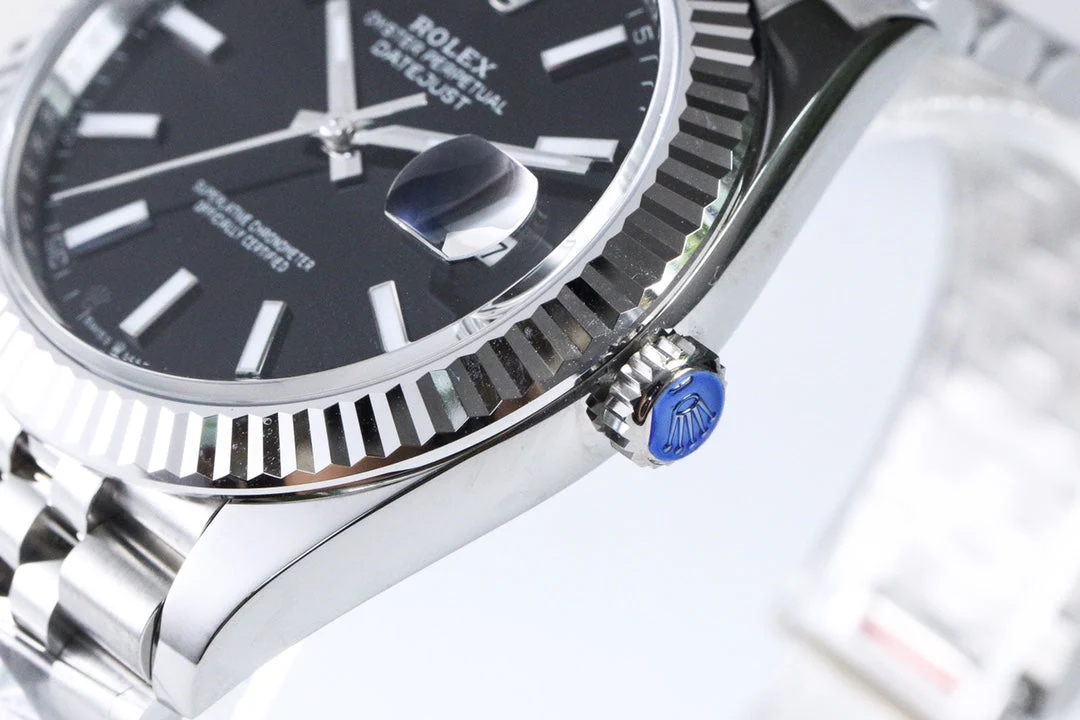 DATEJUST 36MM SILVER BLACK DIAL