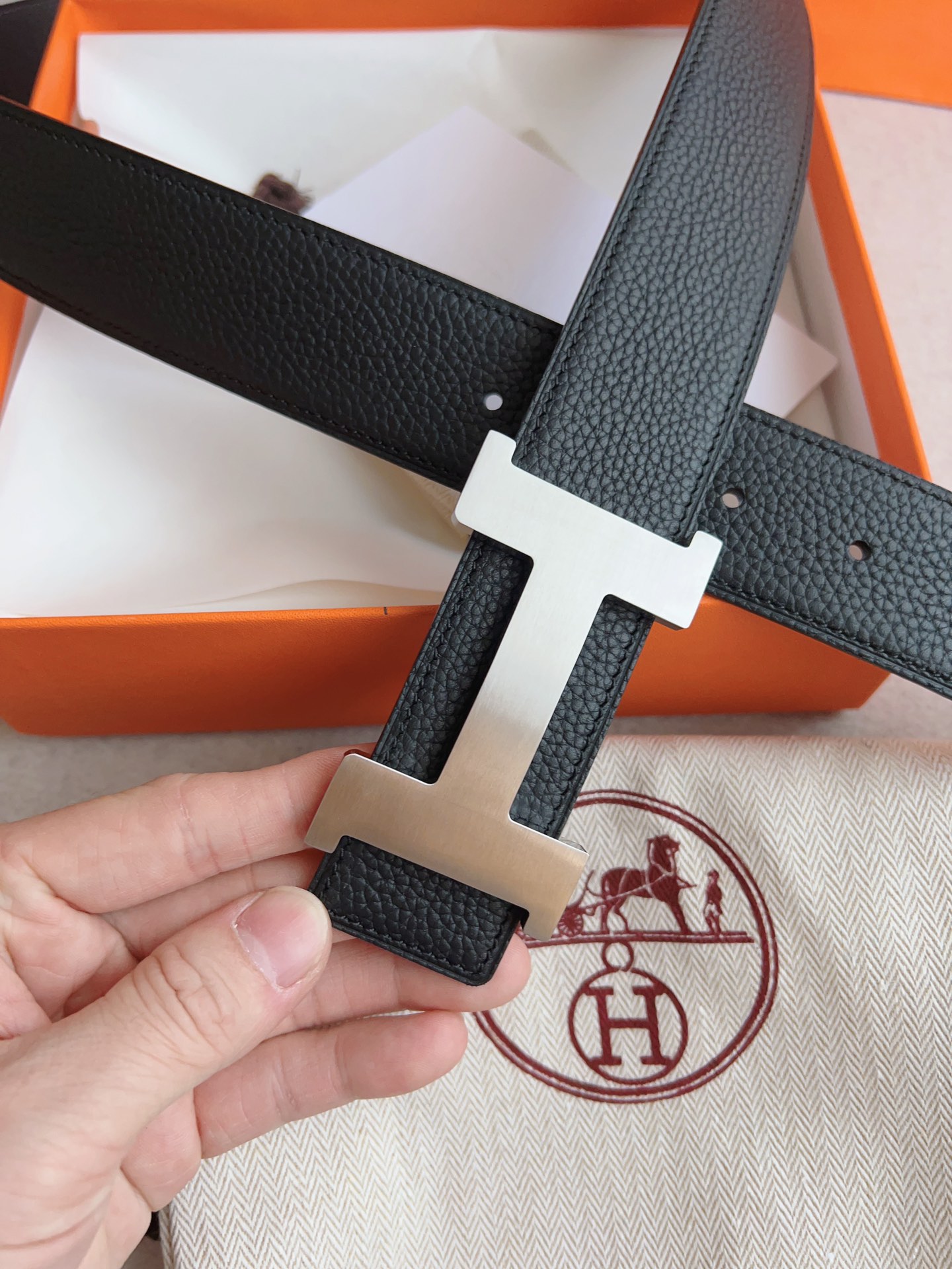 Hermes Men Belt Width 3.8cm