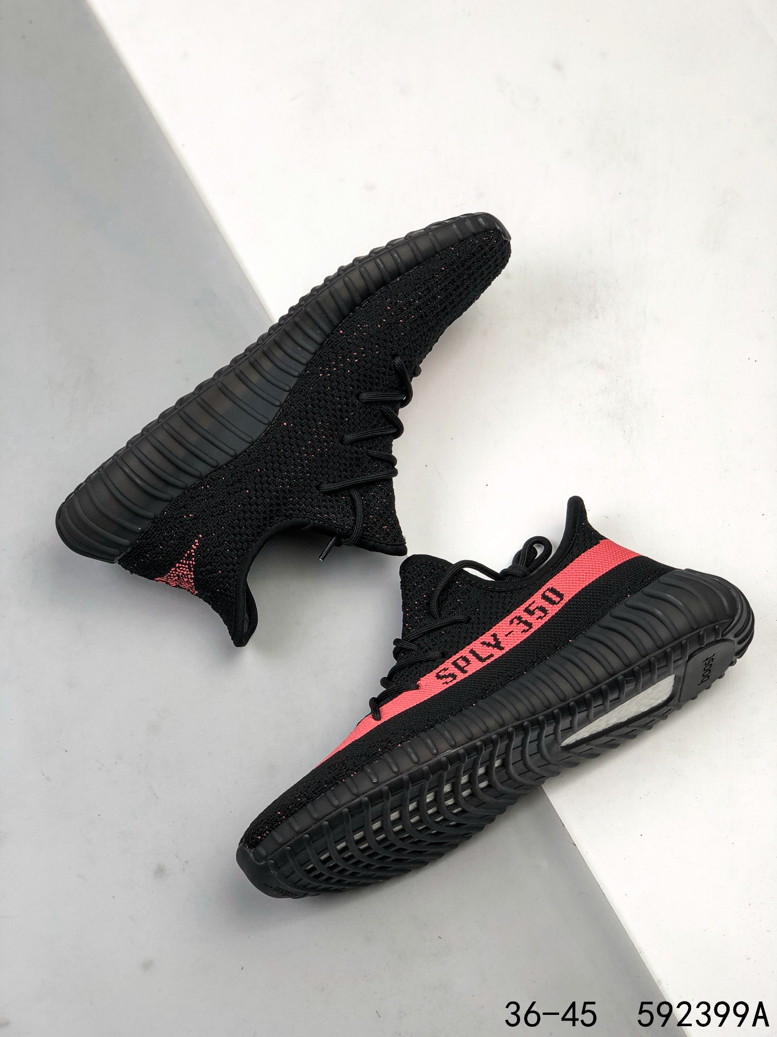 Yeezy 350 Boost 350 V2 Mens/Women Sneakers Shoes Black4 36 - 45