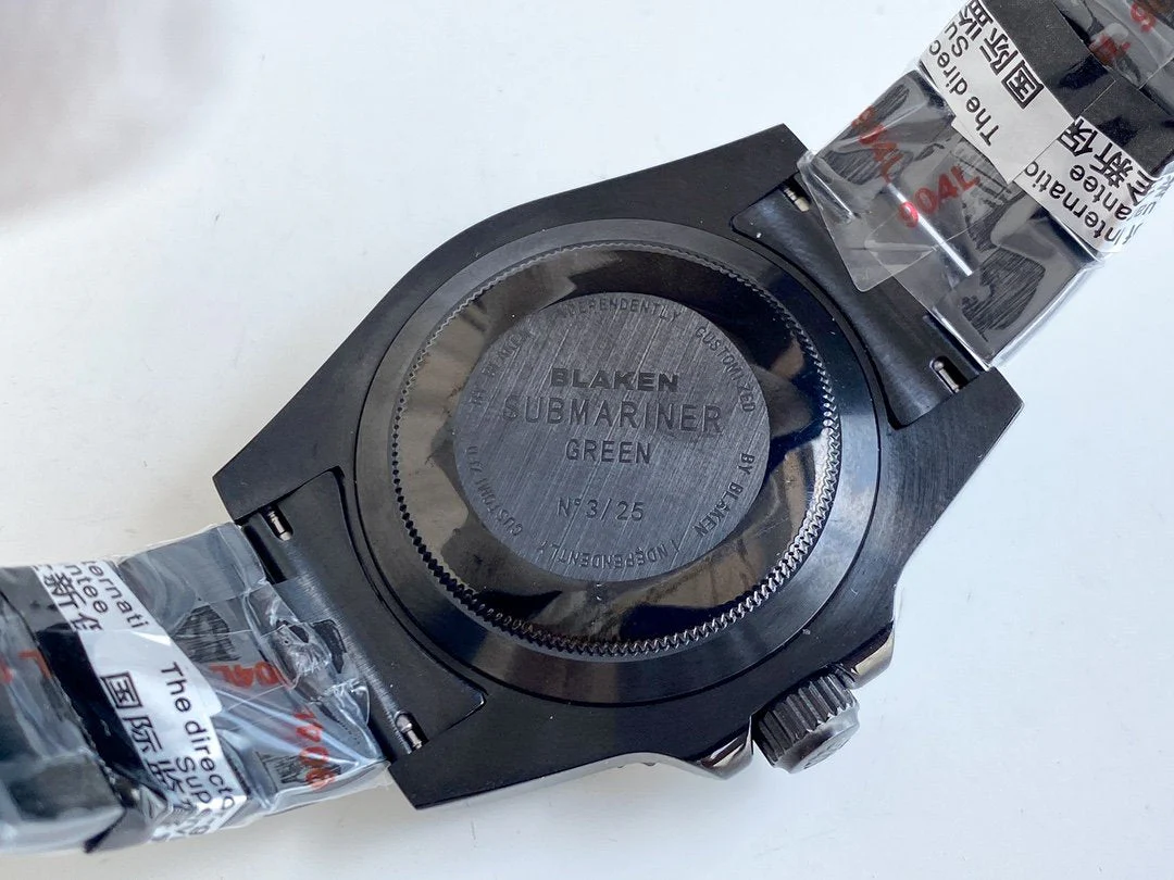 SUBMARINER DATE 40 CUSTOM RAINBOW BLACK BLUE LIMITED EDITION