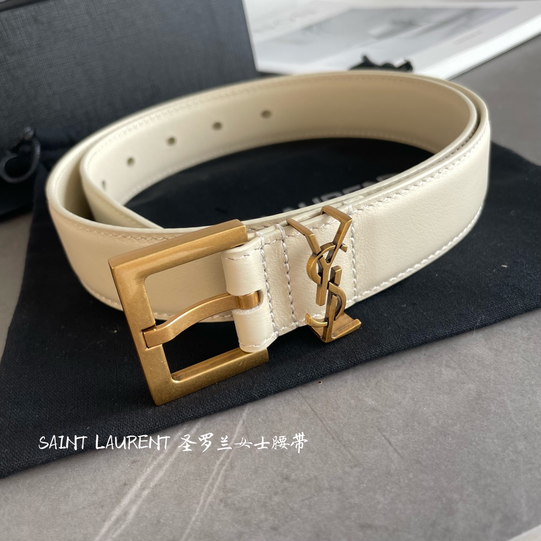 YSL Women Belt Width 3cm