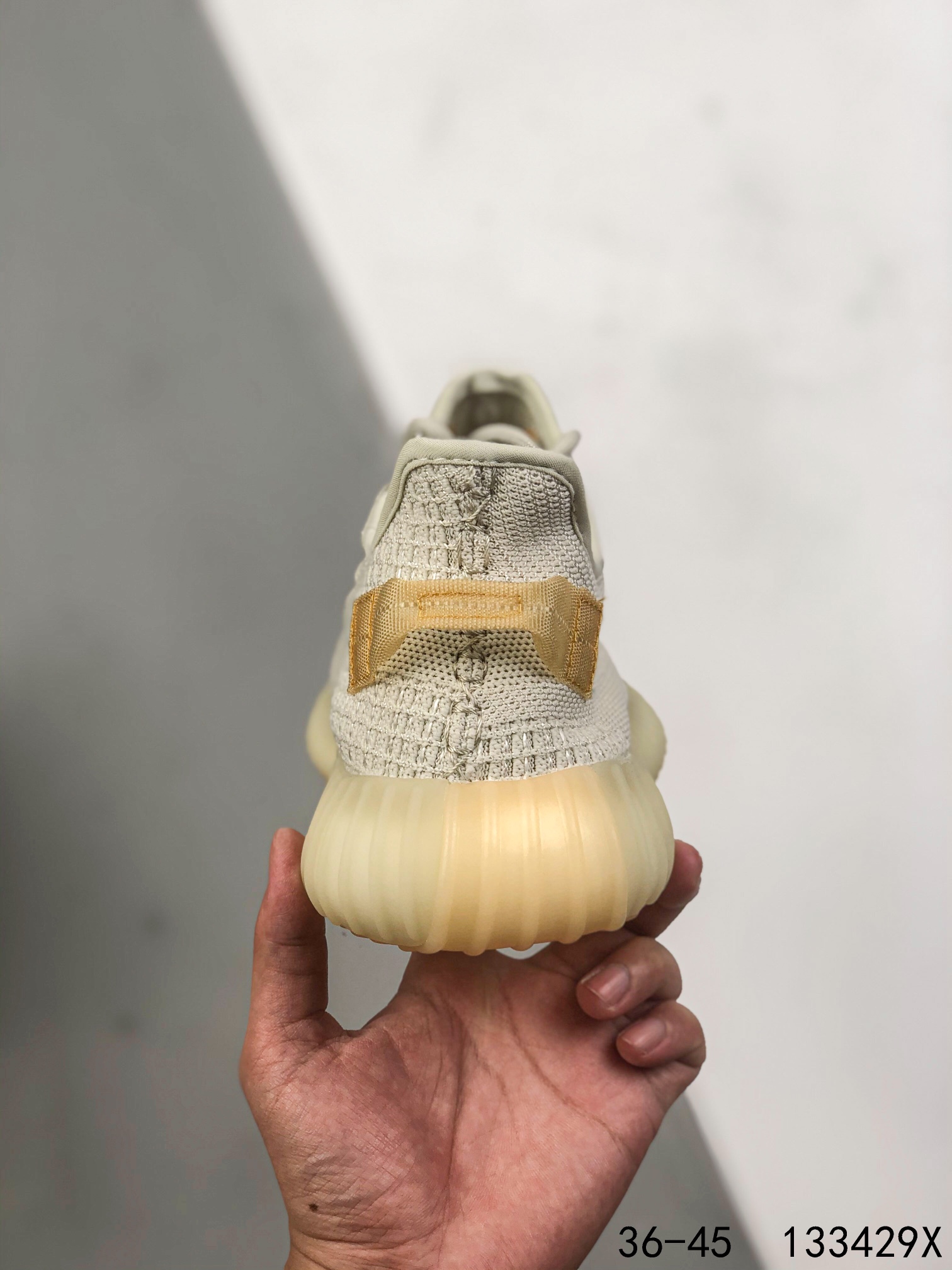 Yeezy 350 Boost 350 V2 Mens/Women Sneakers Shoes Light Yellow 36 - 45