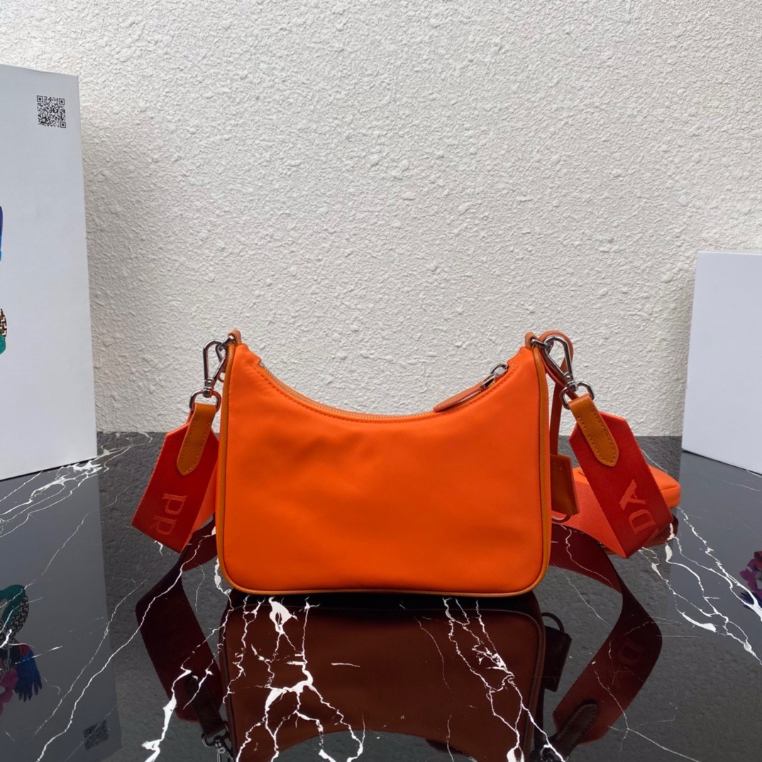 Prada 1BH204 Redition 2005 Women Bags Canvas 22*12*6cm