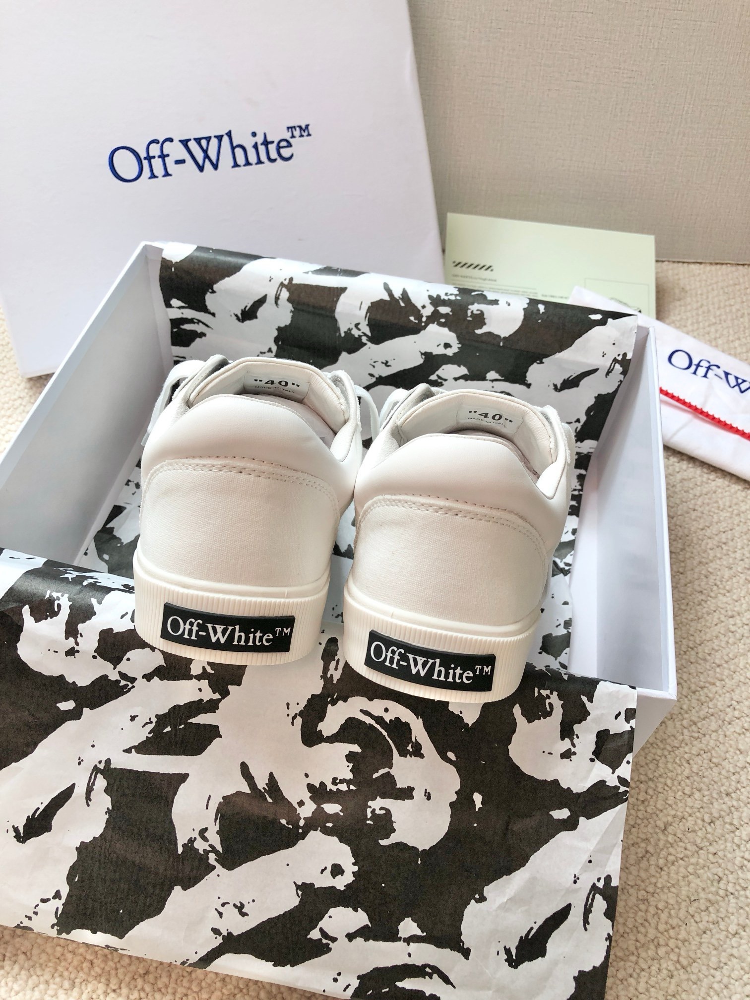 OFF White 2024ss New Low Vulcanized Sneaker Size 36-45