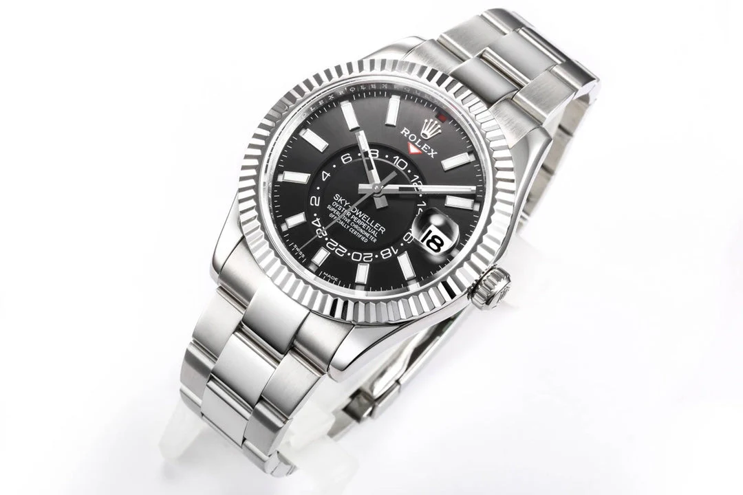Rolex Sky-Dweller 42mm Silver Black Dial