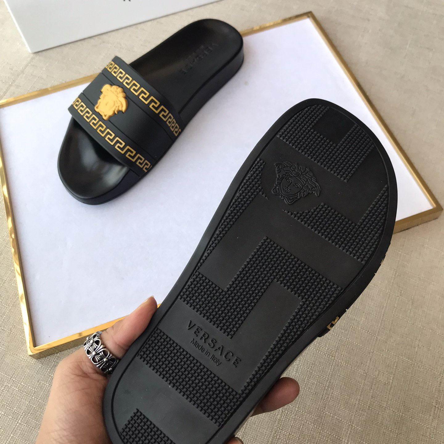 Versace Mens Women Sandals Gr. 36-46