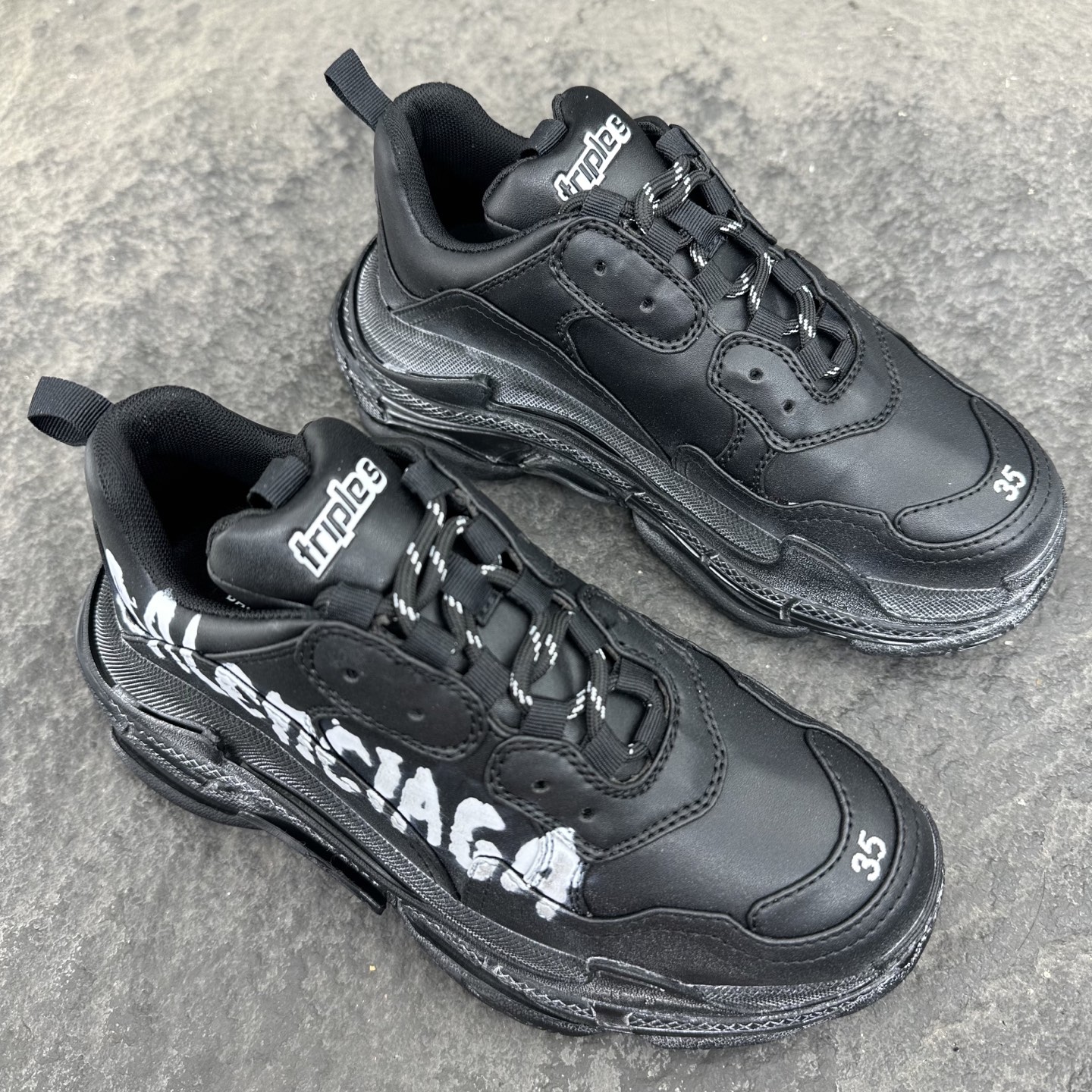 Balenciaga Triple S Tape Type Sneaker Size 35-46