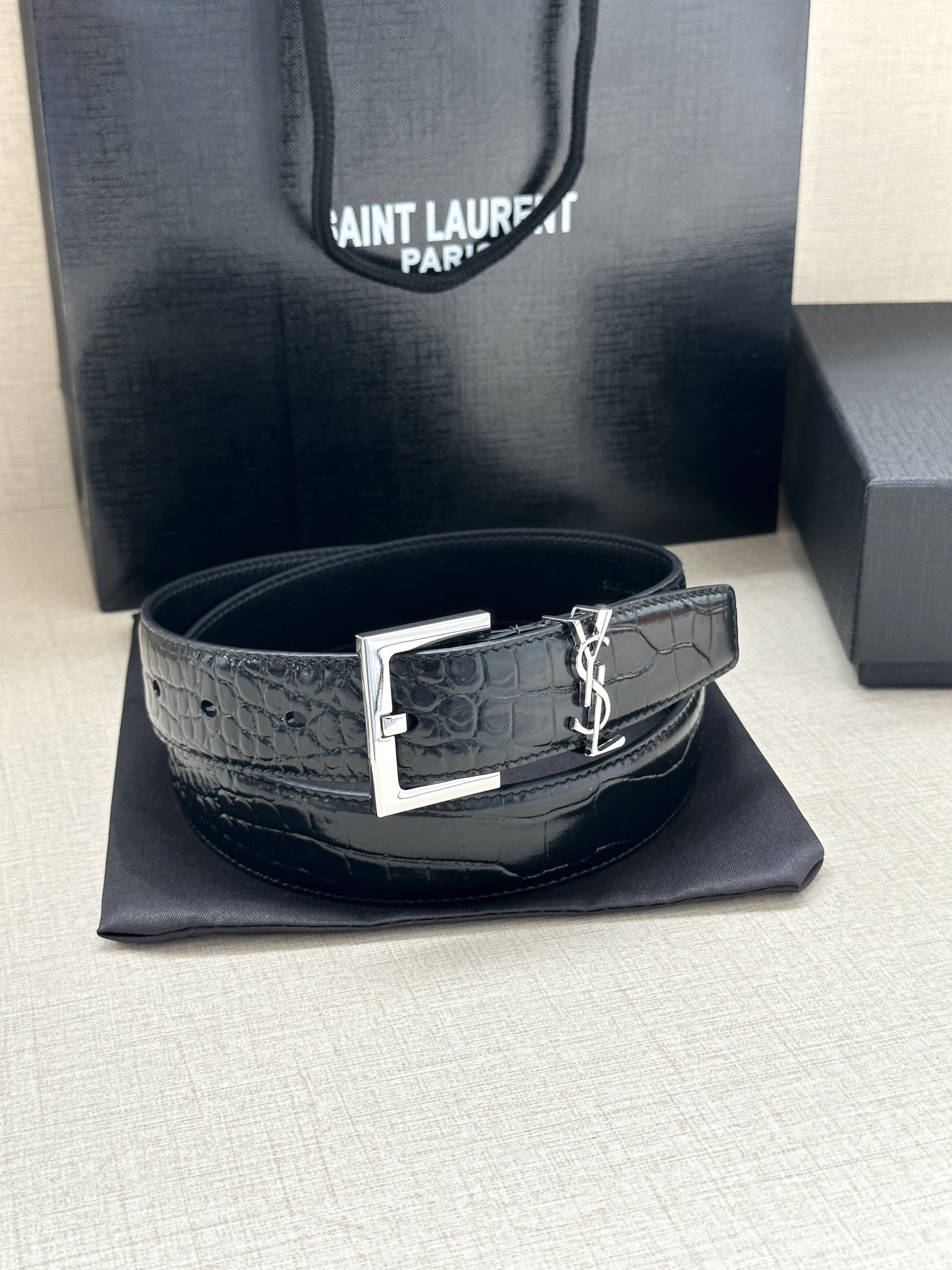 YSL Women Belt Width 3cm