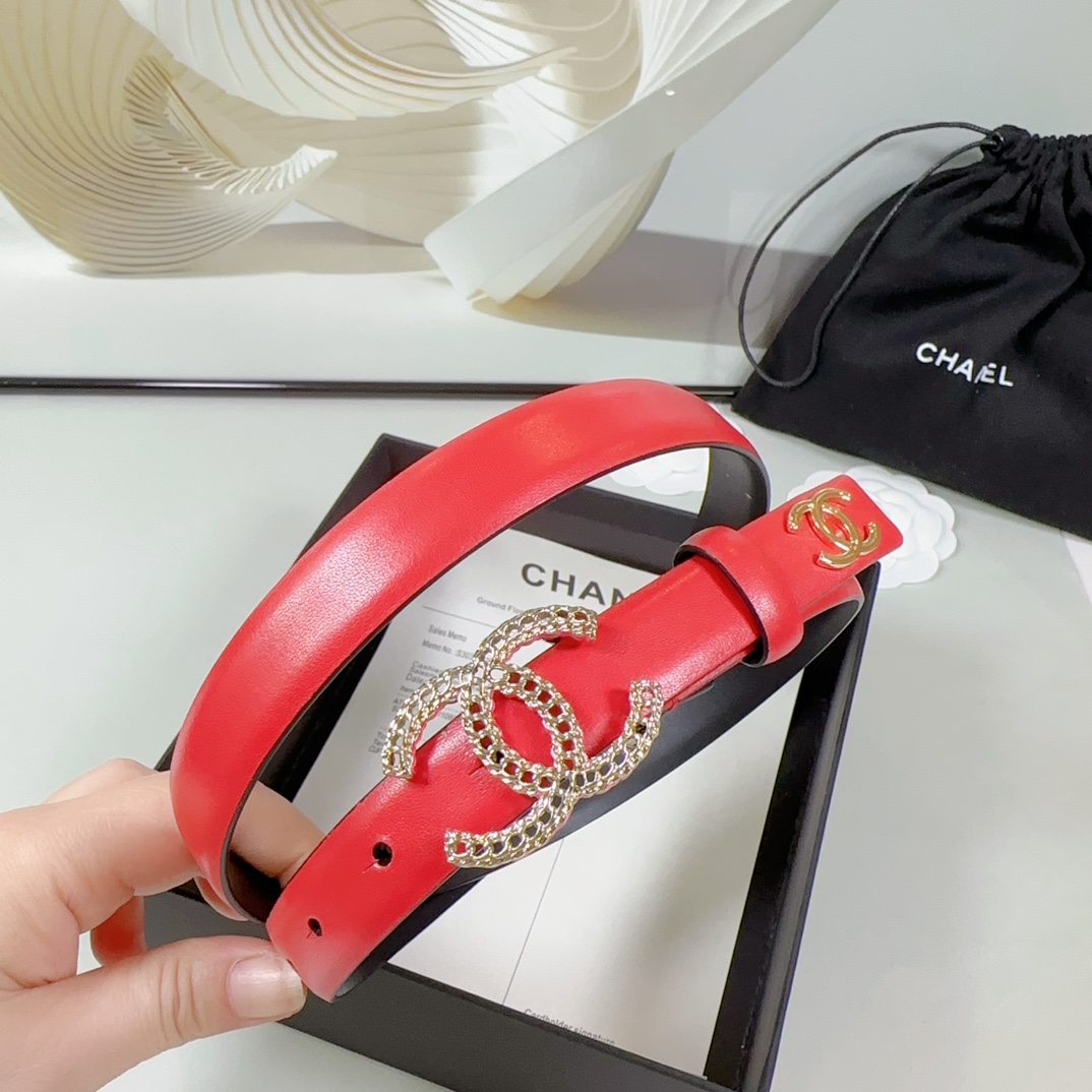 Chanel Women Belt Width 2cm