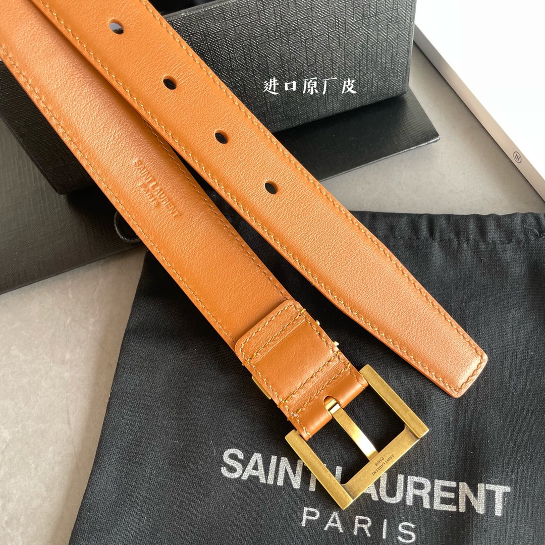 YSL Women Belt Width 3cm