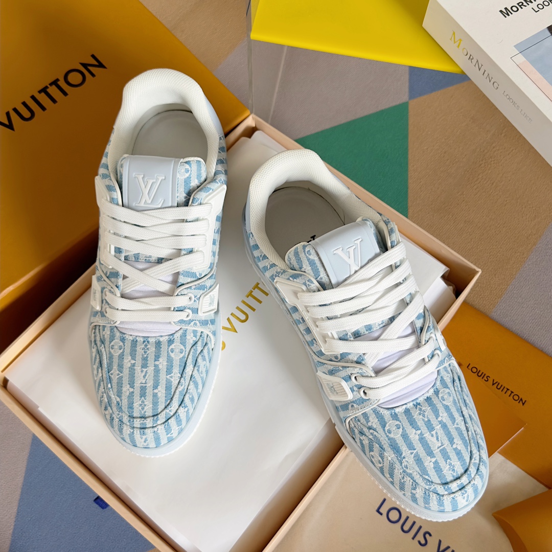 Louis Vuitton 2024New LV Trainer Sneaker Size 36-46
