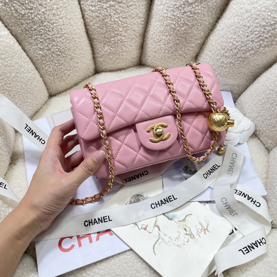 Chanel AS1787 Shoulder Bags Sheepskin 20cm