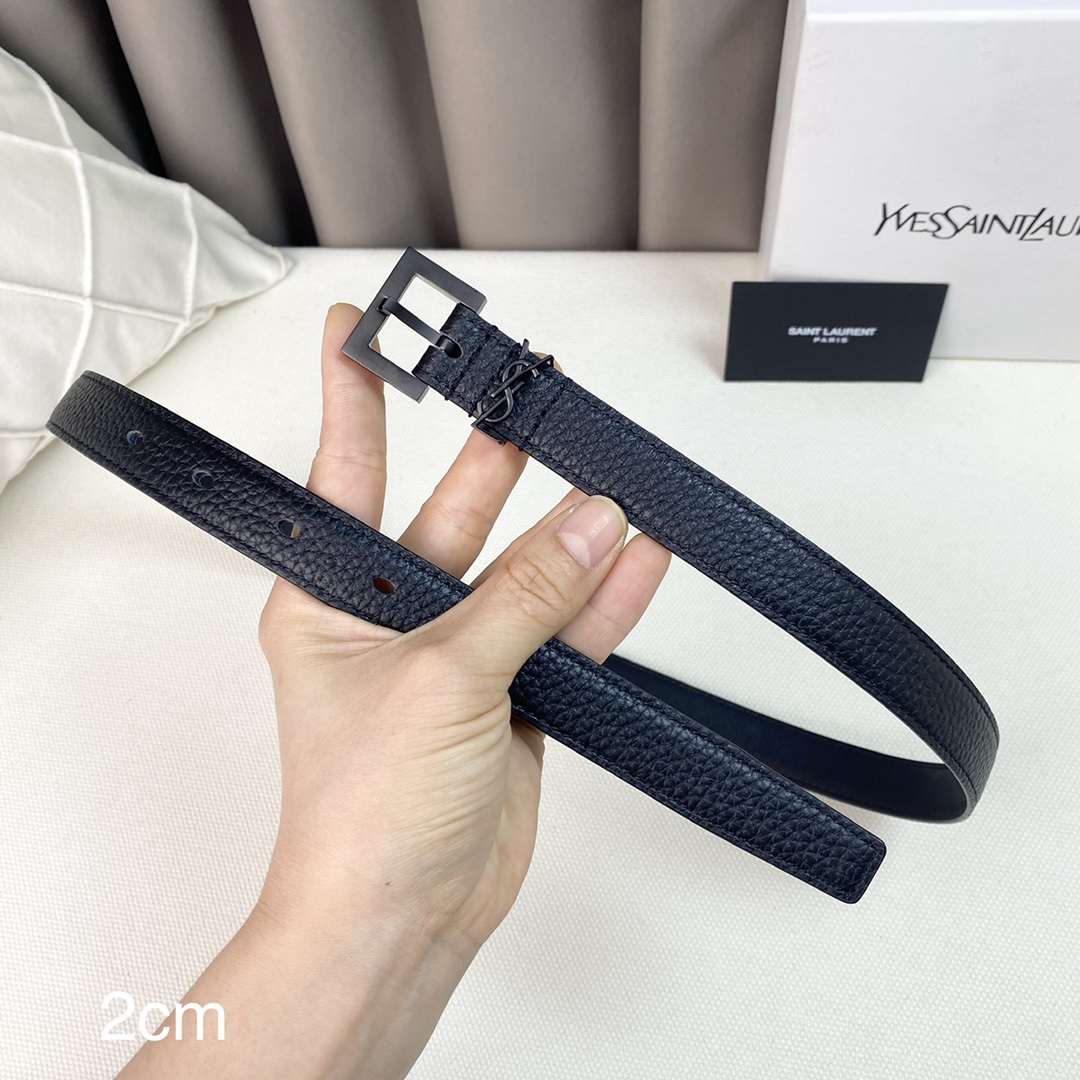 YSL Women Belt Width 2cm