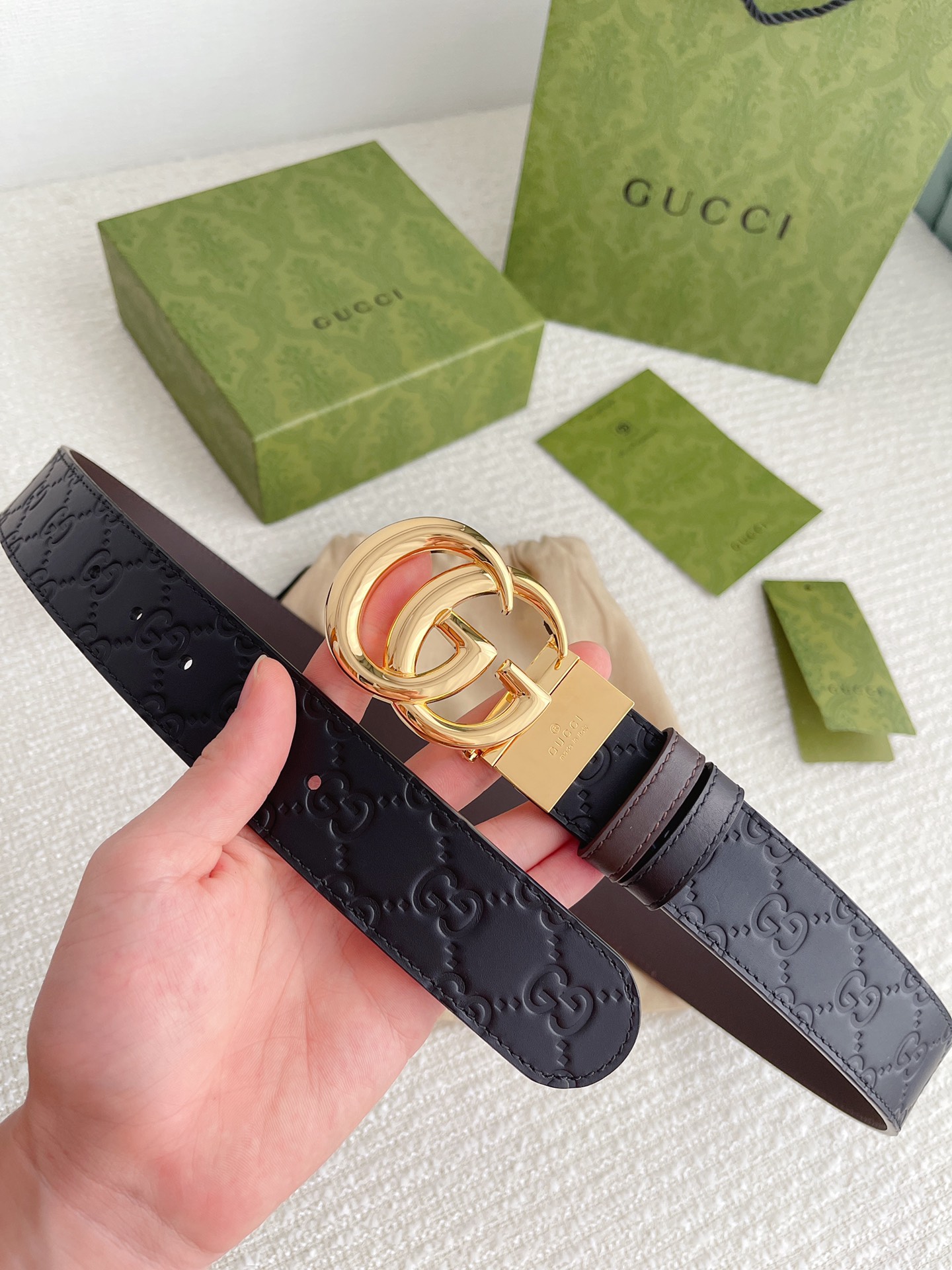 Gucci Men Belt Width 3.8cm