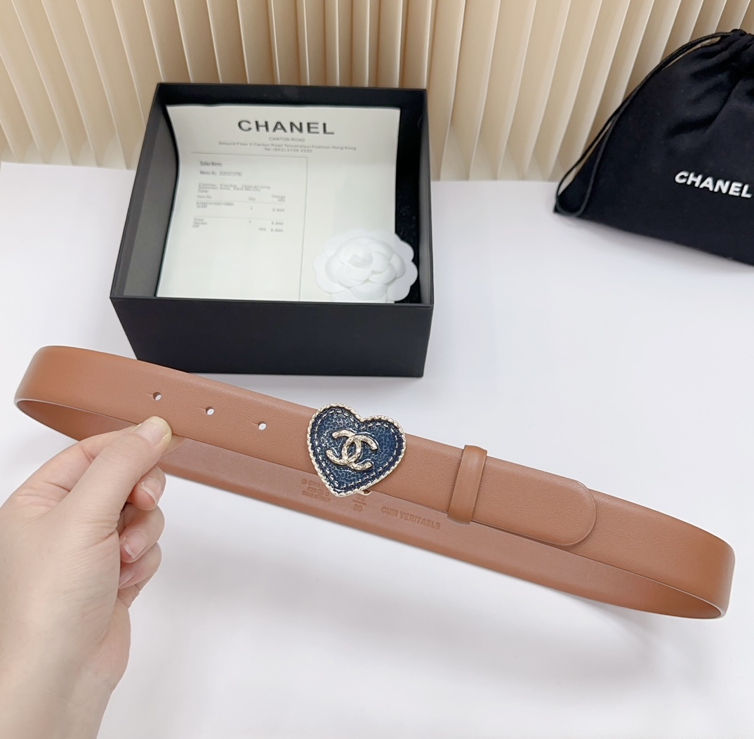 Chanel Women Belt Width 3cm
