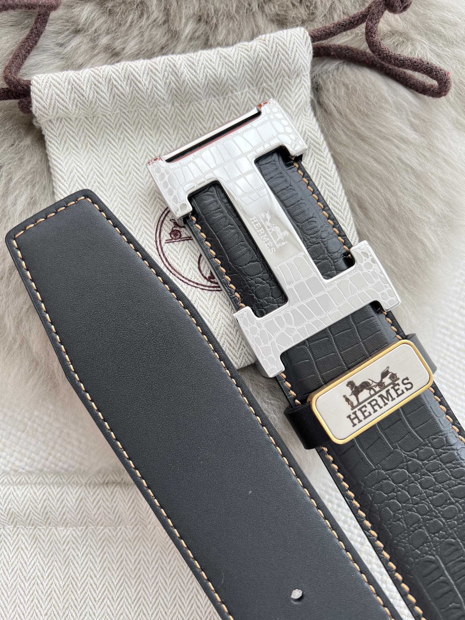 Hermes Men Belt Width 3.8cm