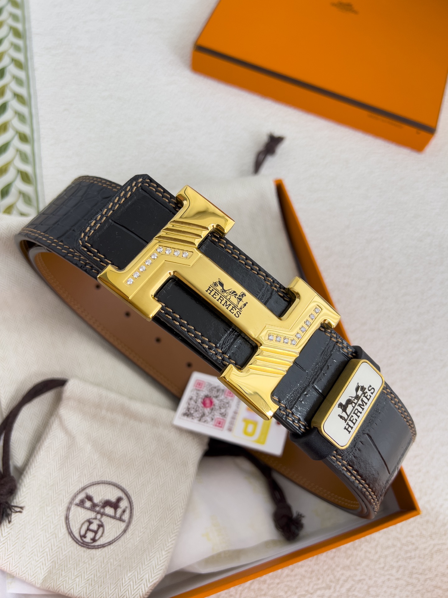 Hermes Men Belt Width 3.8cm