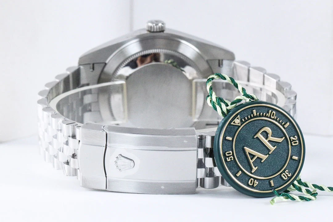 DATEJUST 41 GREY DIAL SILVER CASE