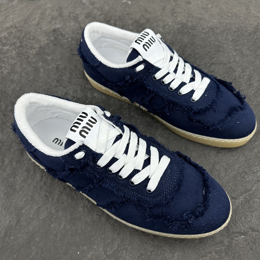 MiuMiu Denim denim fabric Sneaker Size 35-40