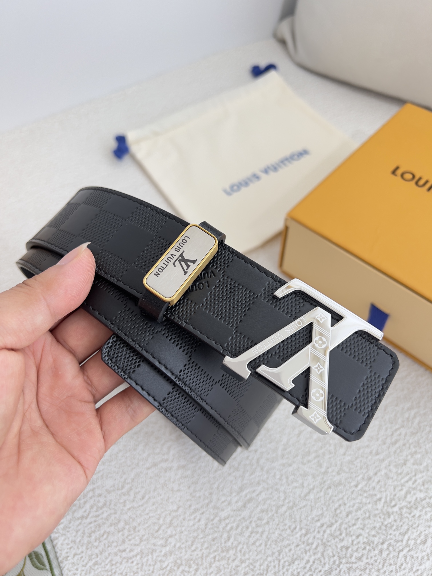 Louis Vuitton Men Belt Width 3.8cm
