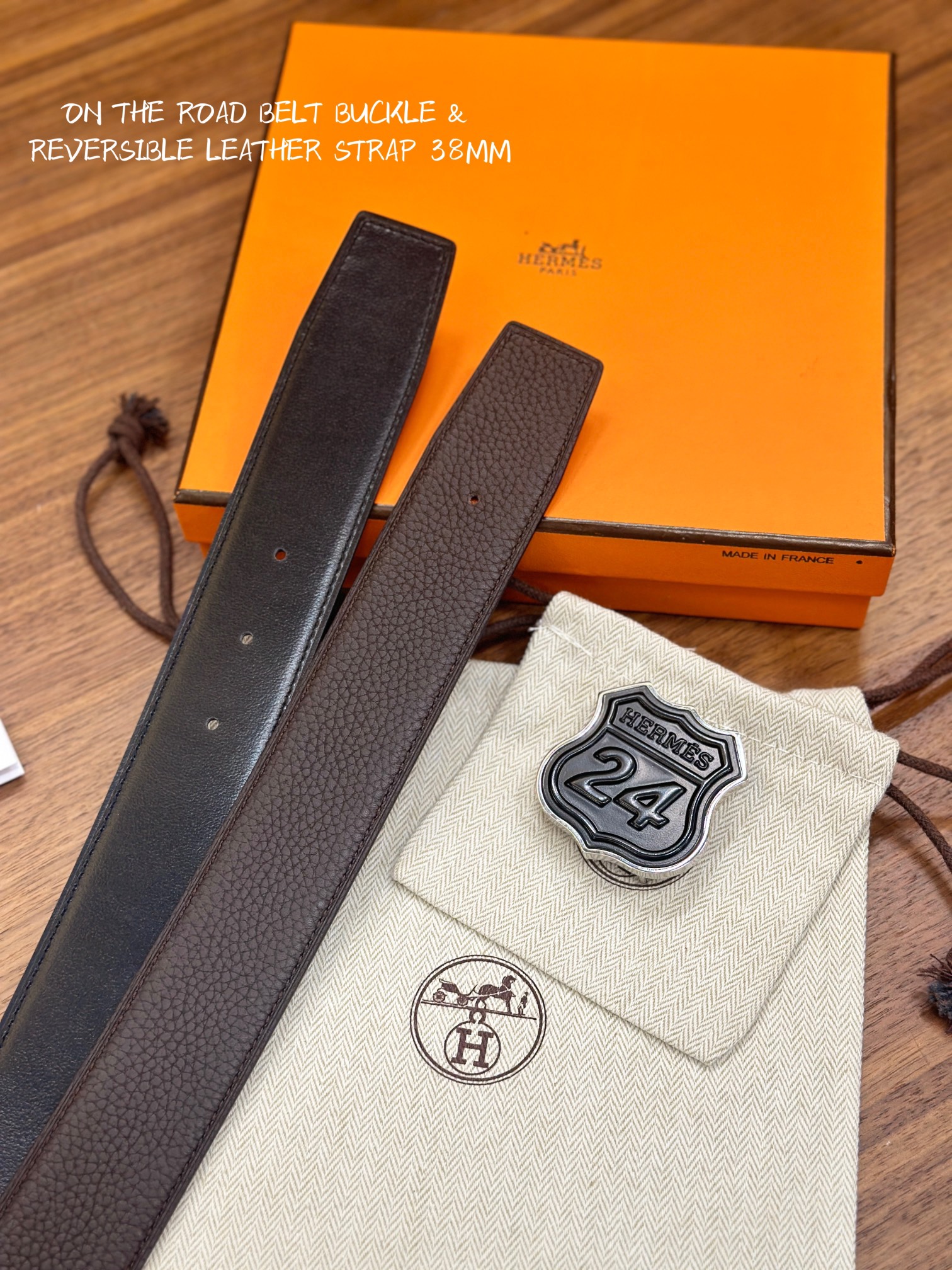 Hermes Men Belt Width 3.8cm