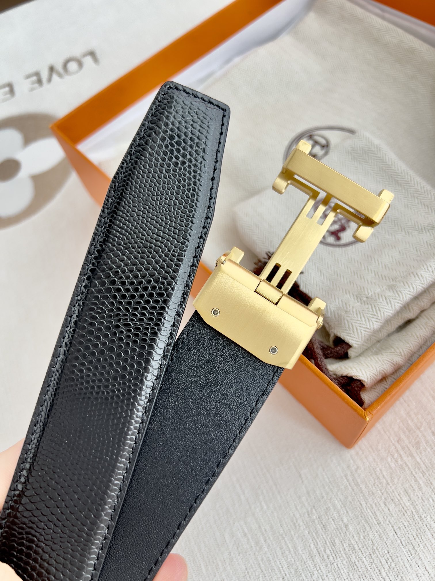 Hermes Men Belt Width 3.5cm