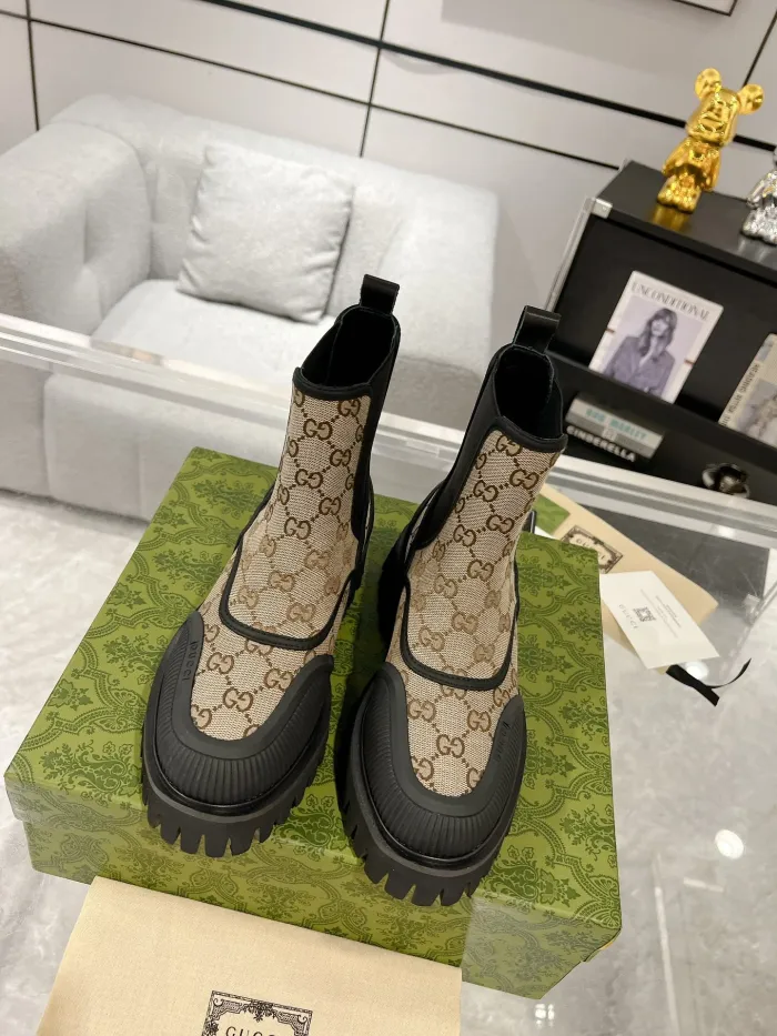 Gucci 23fw New Boots Unisex Size 35-46