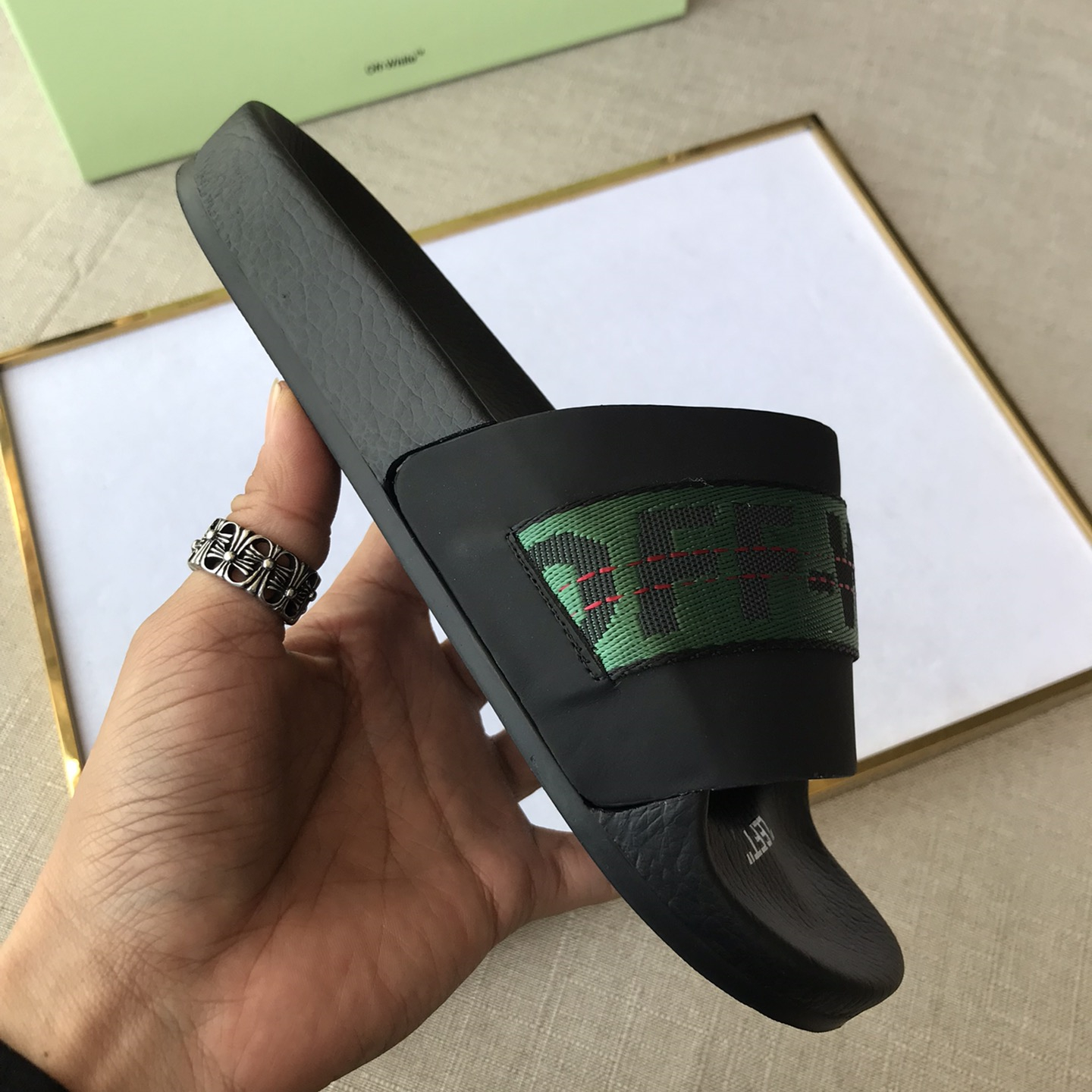 OFF White Mens Women Sandals Gr. 36-46