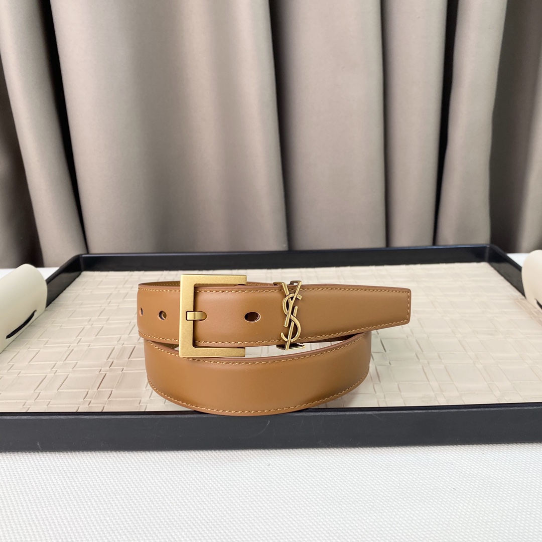 YSL Women Belt Width 3cm