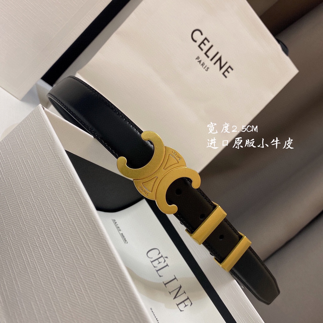 Celine Women Belt Width 2.5cm