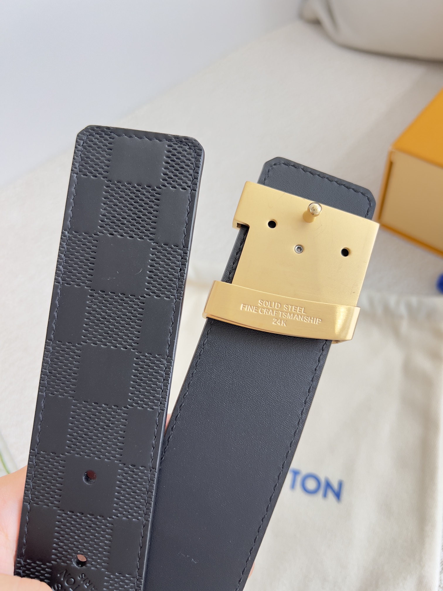 Louis Vuitton Men Belt Width 3.8cm