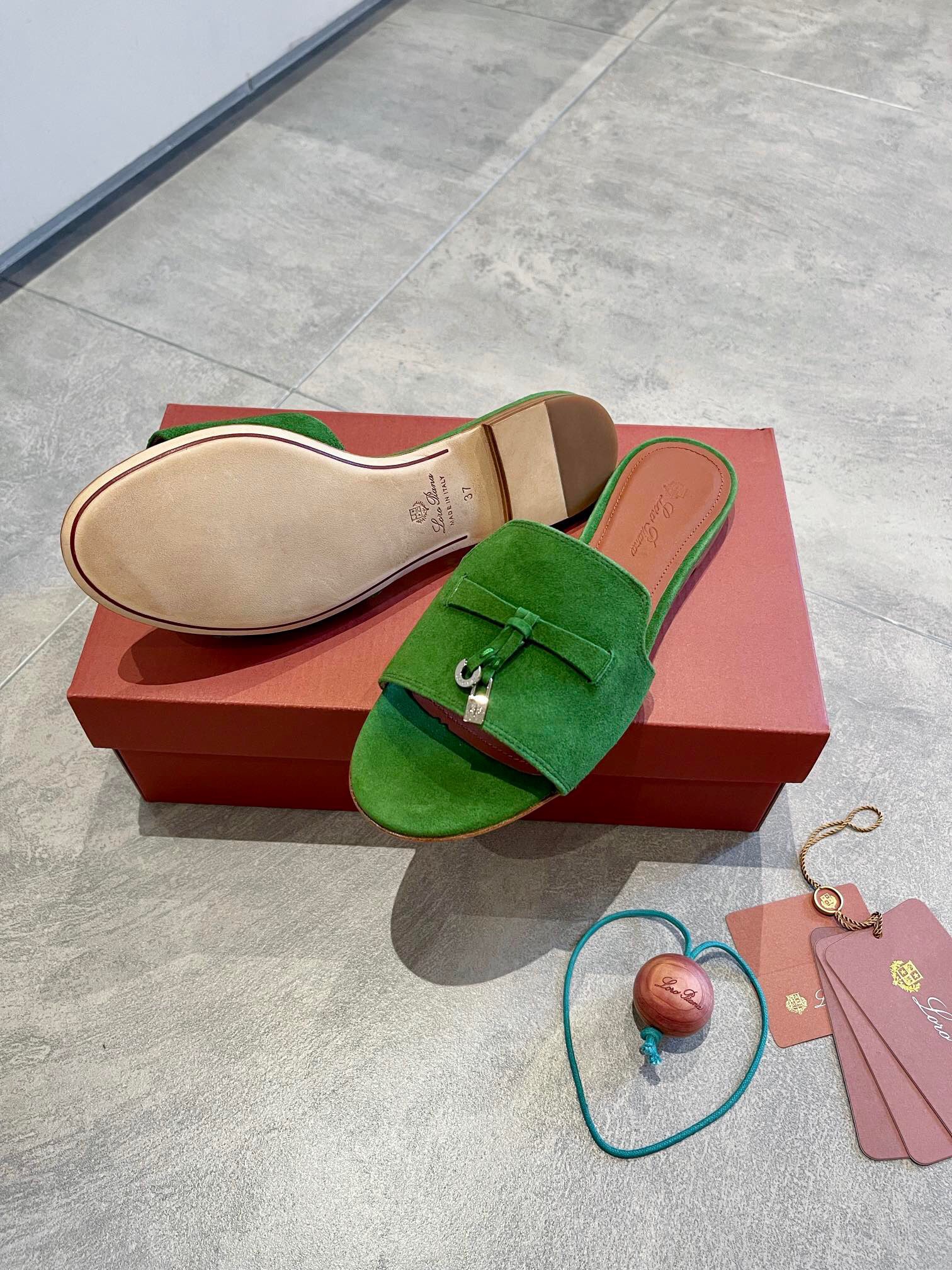 Loro Piana Charms Slipper Women Slippers Size 36-41