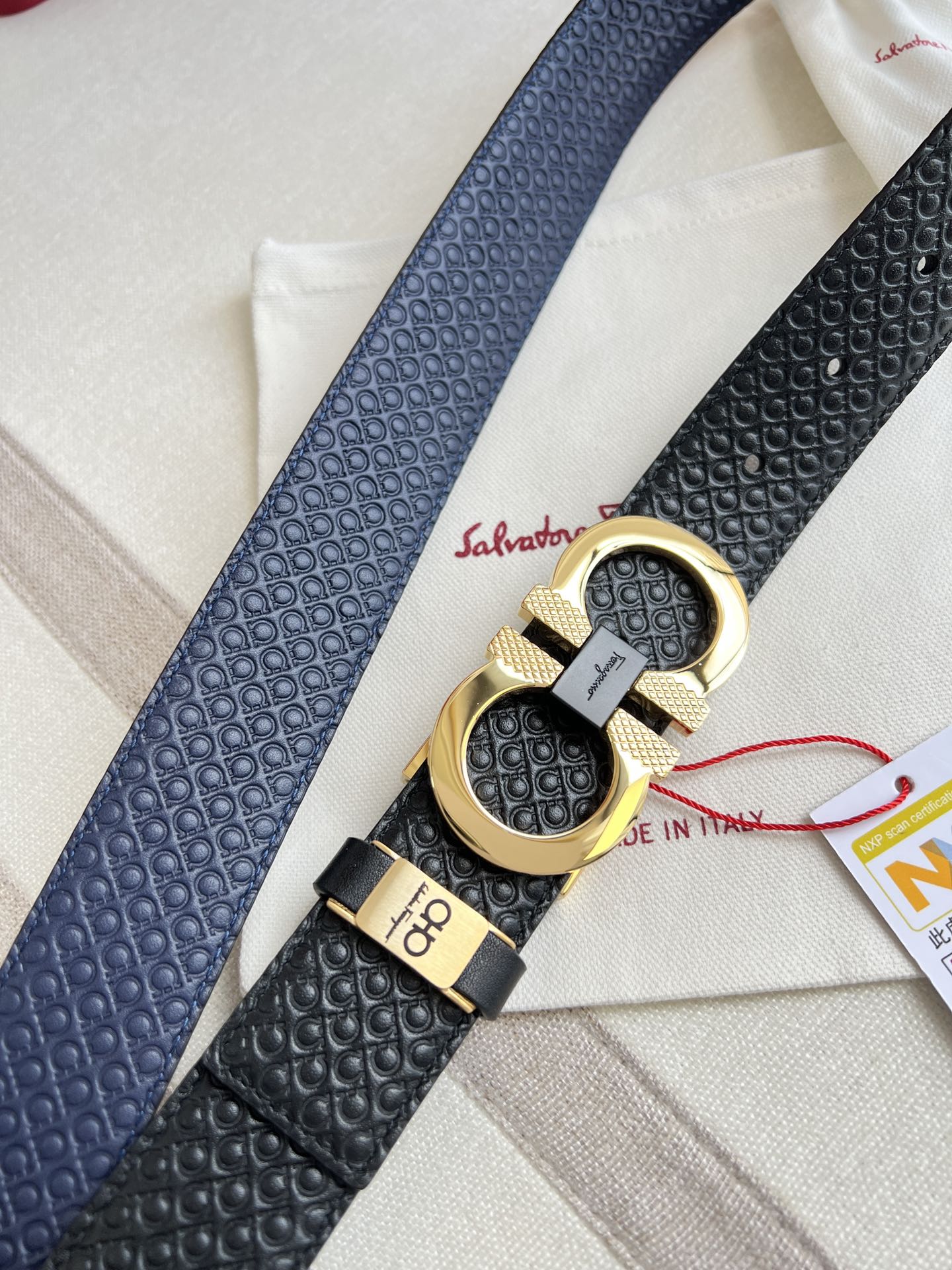 Ferragamo Men Belt Width 3.5cm