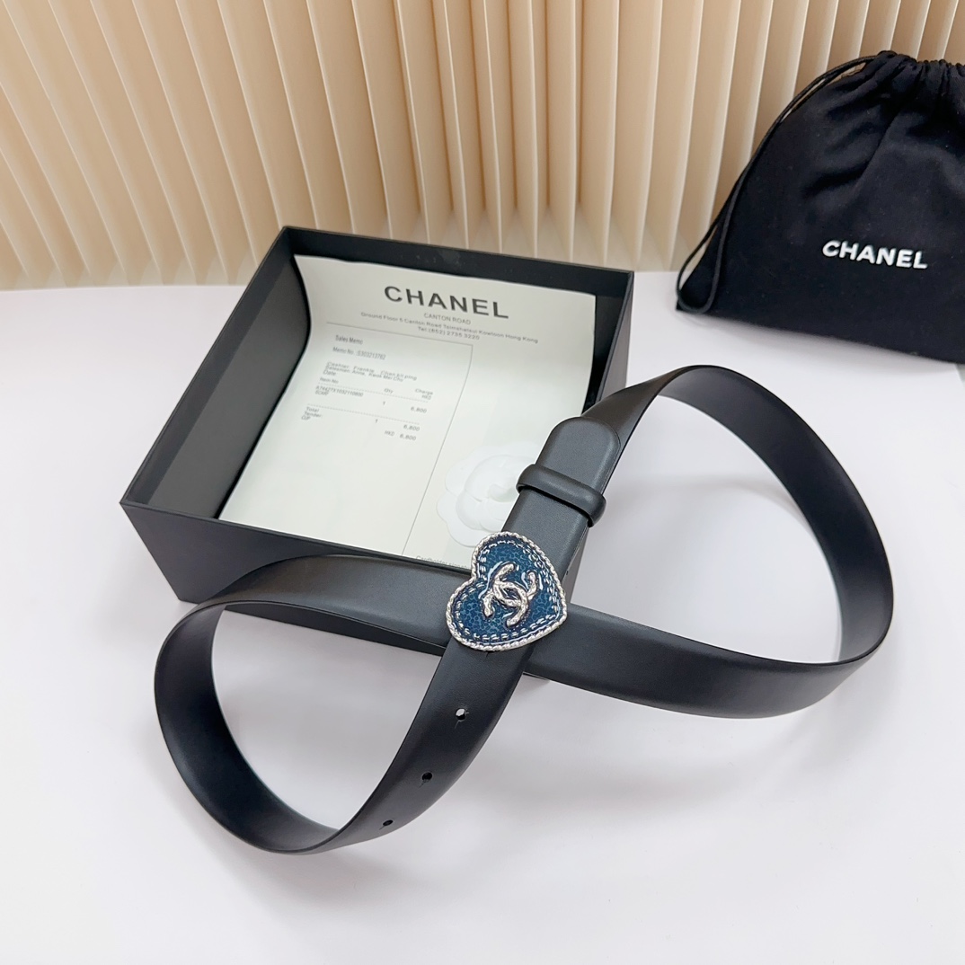 Chanel Women Belt Width 3cm
